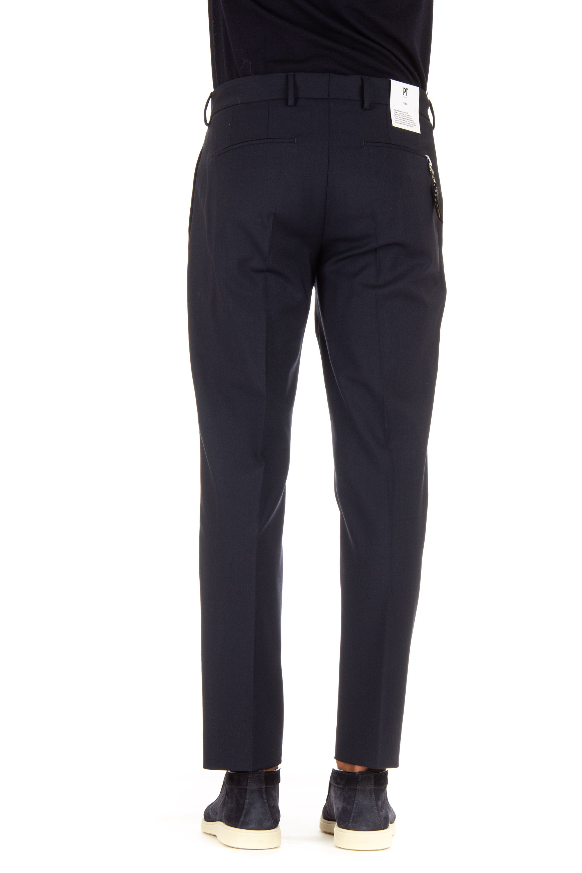 Eleven 1 pence bi-stretch fit wool trousers