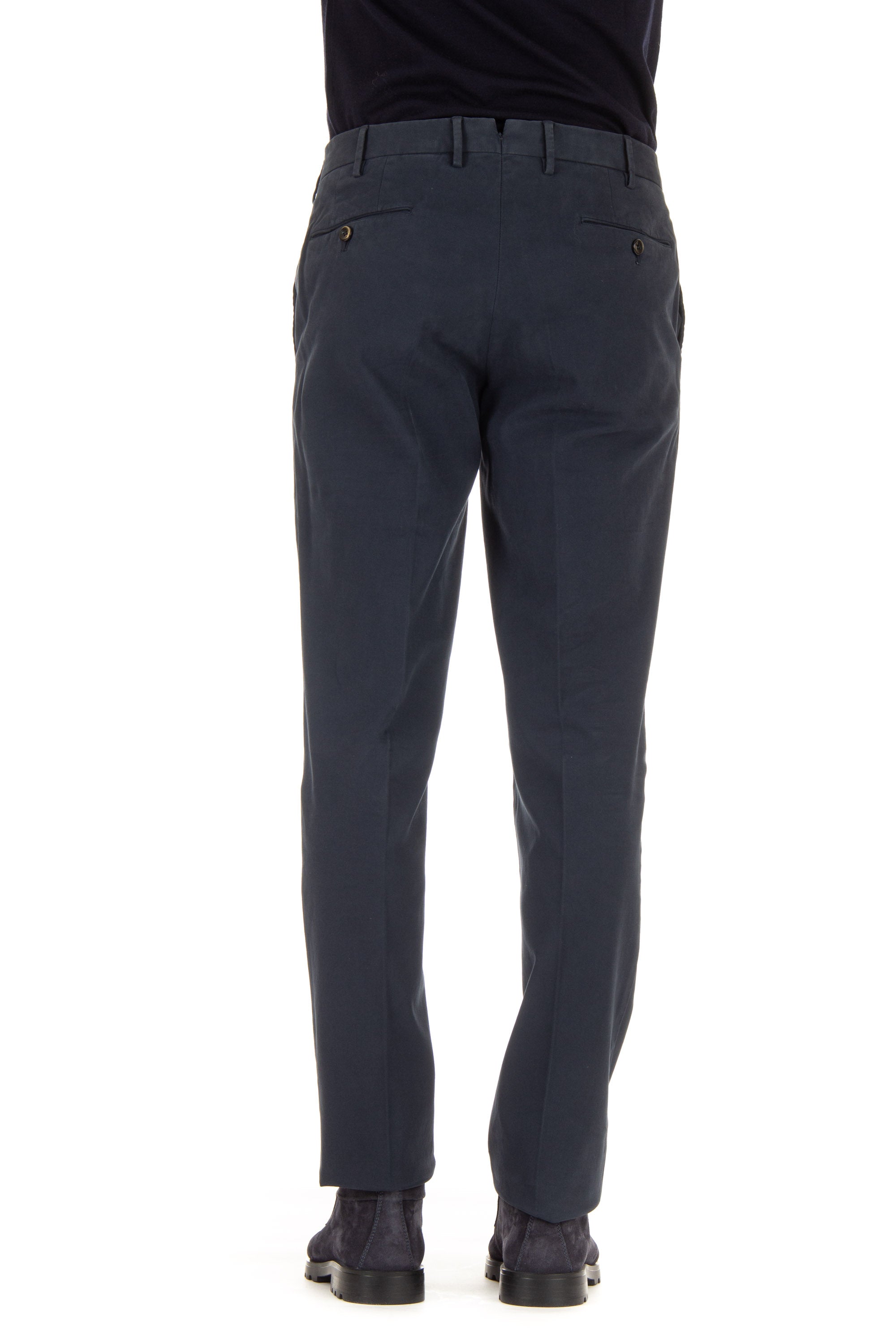 Pantalone in twill di cotone slim fit