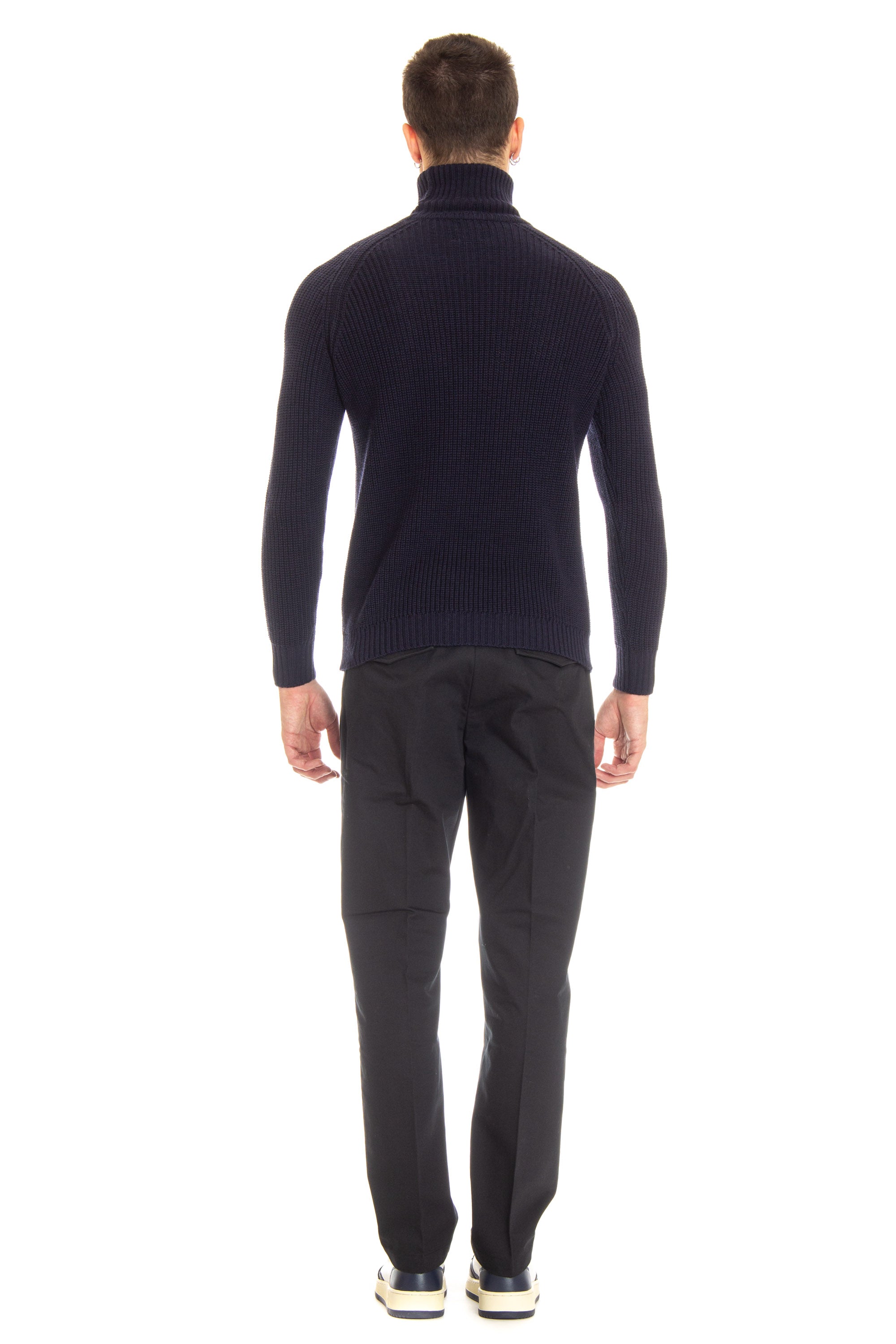 Artisan-Rollkragenpullover mit englischem Muster, Mod. Steve McQueen