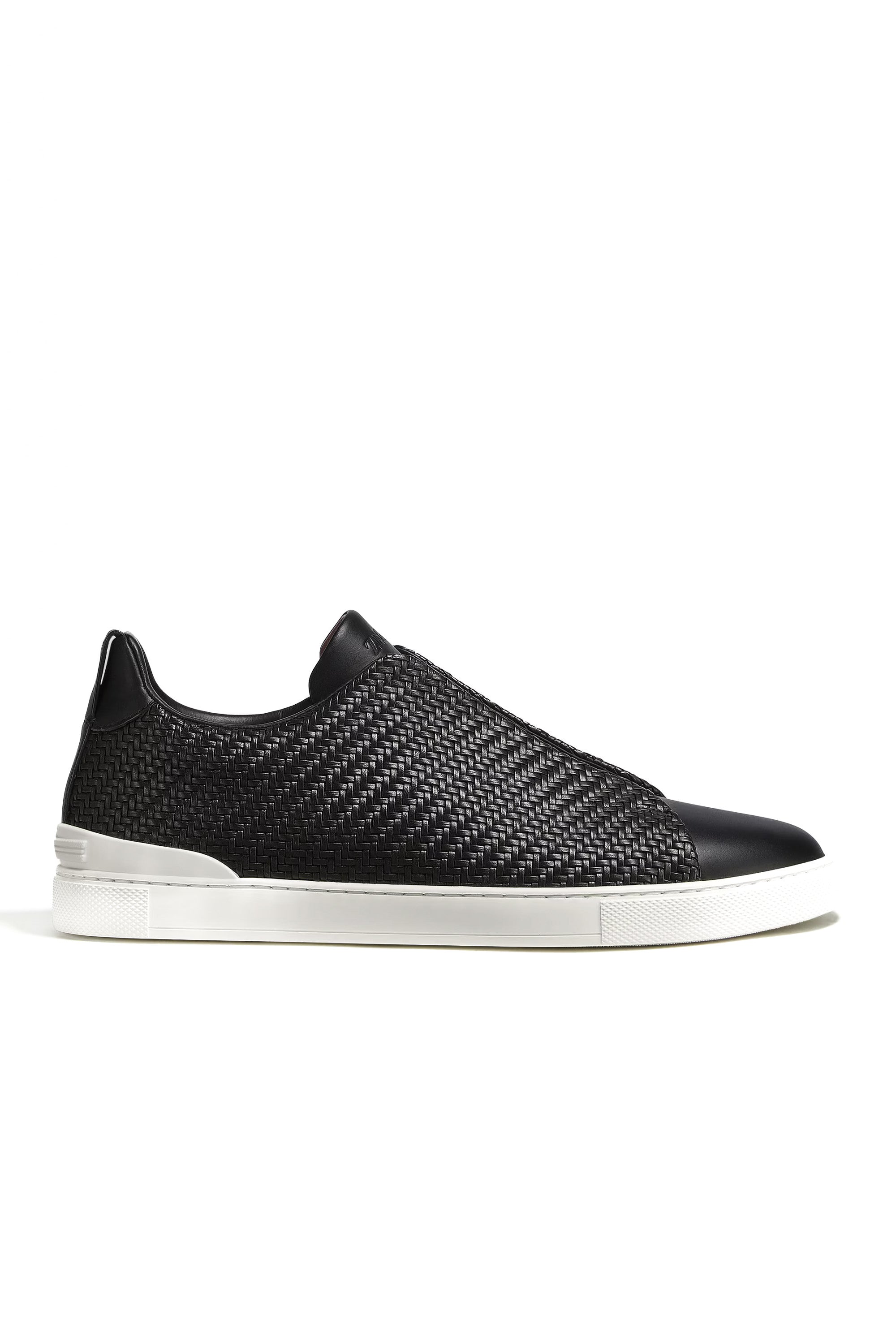 Triple Stitch sneakers in woven leather