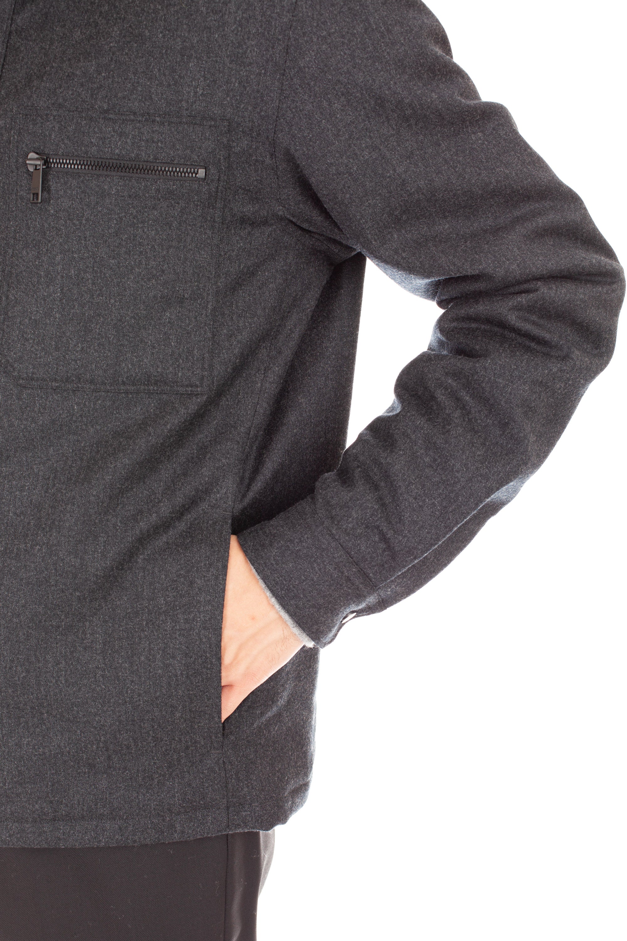 Overshirt in techmerino