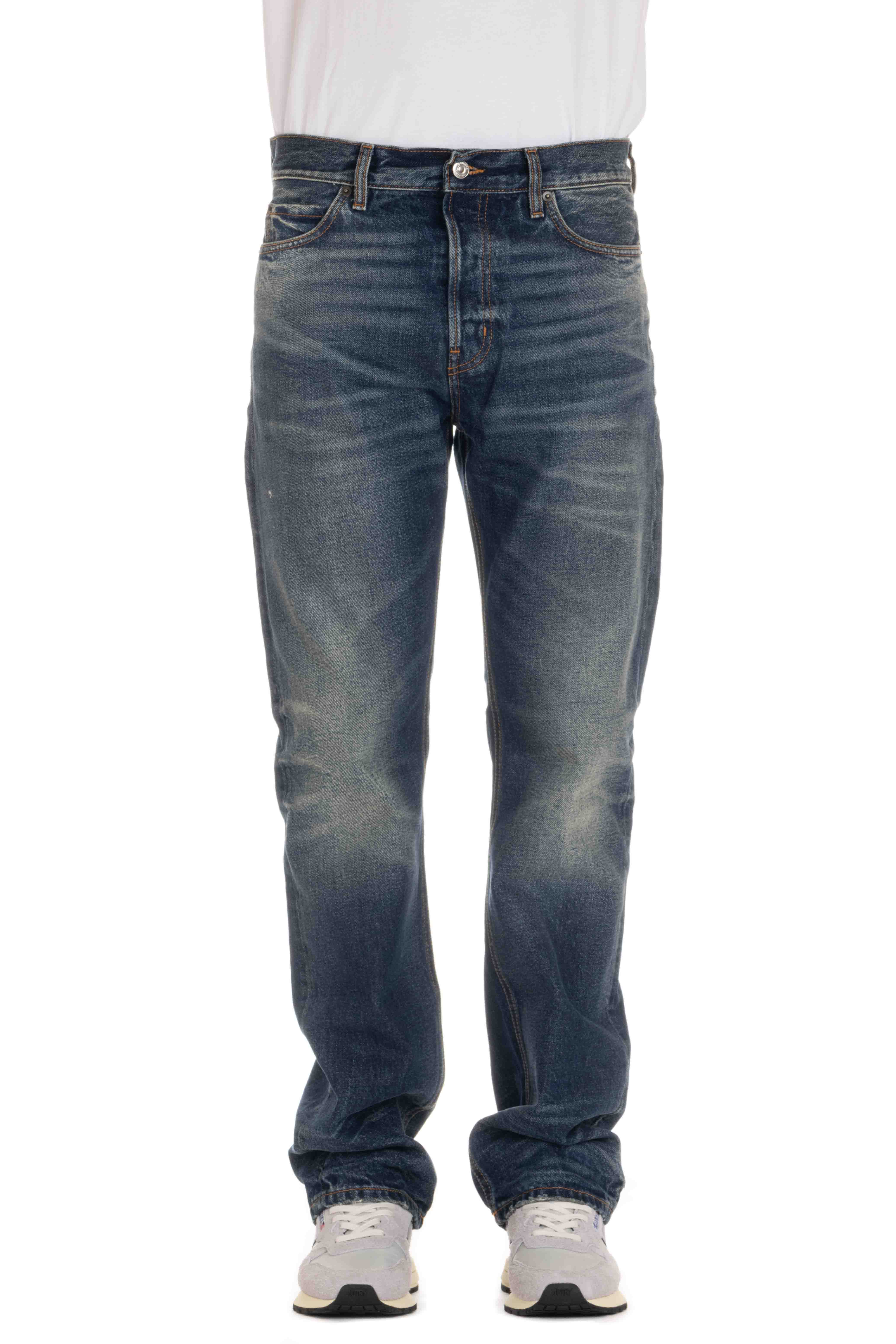 Blaue Vintage-Jeans von Blake mit normaler Passform