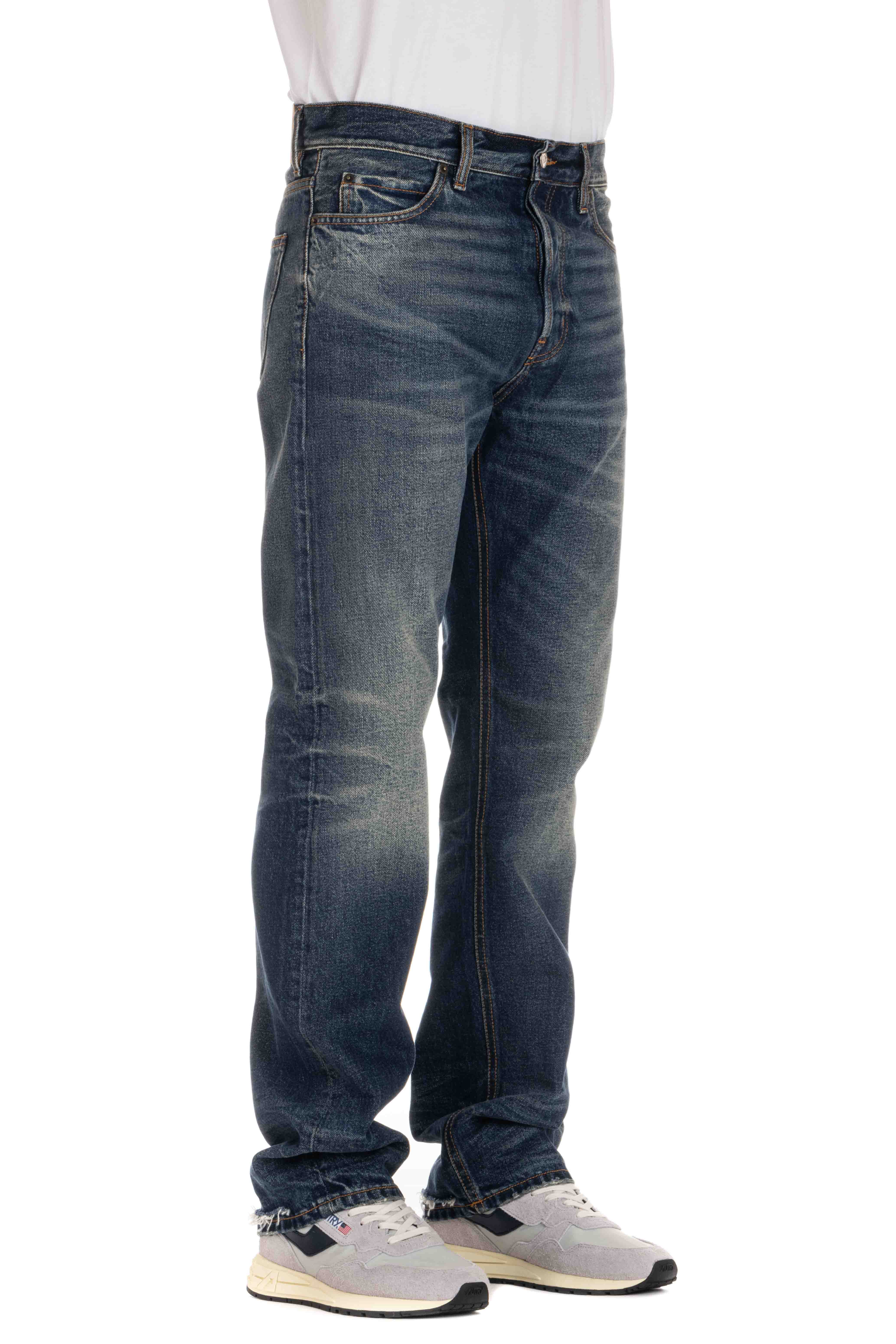 Blaue Vintage-Jeans von Blake mit normaler Passform