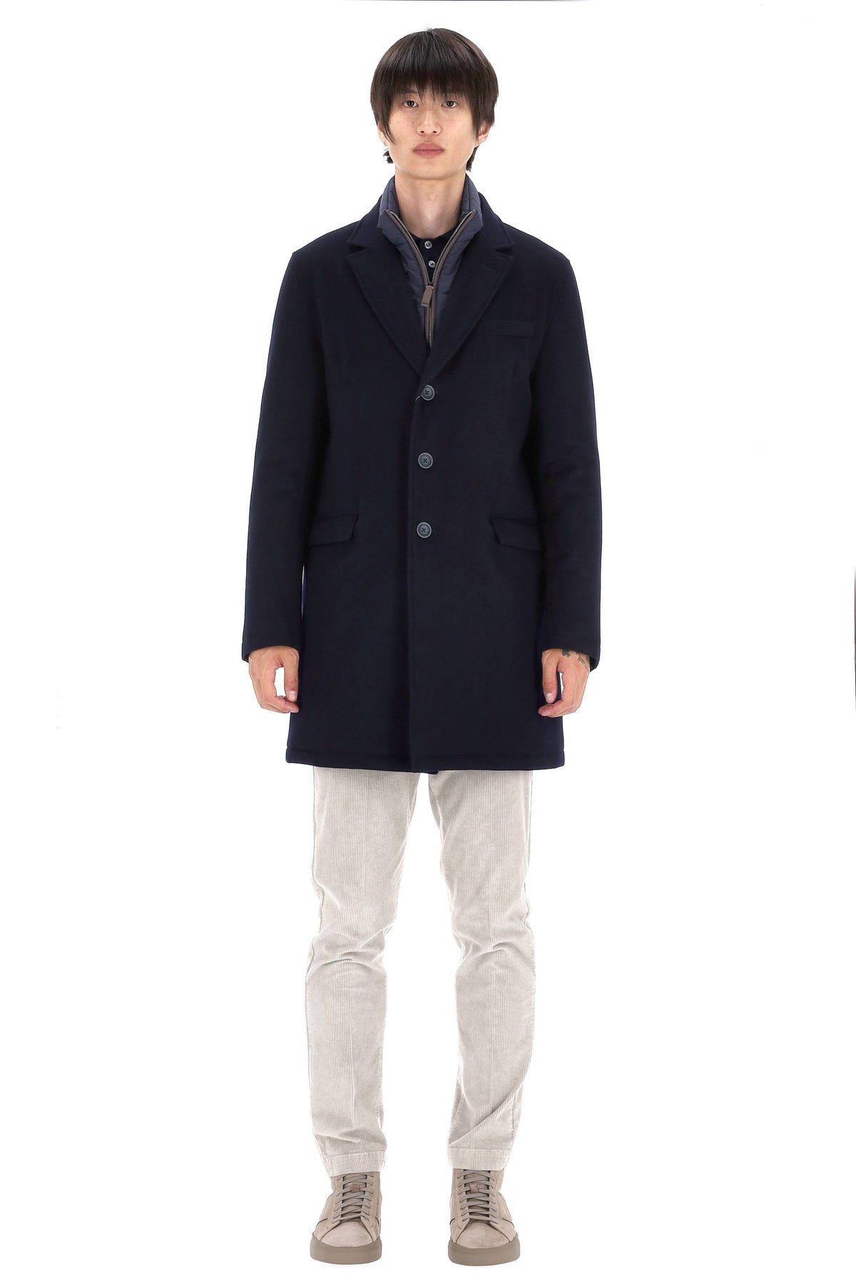 Herno Cappotto in lana vergine imbottito CA000196U/2 9200 