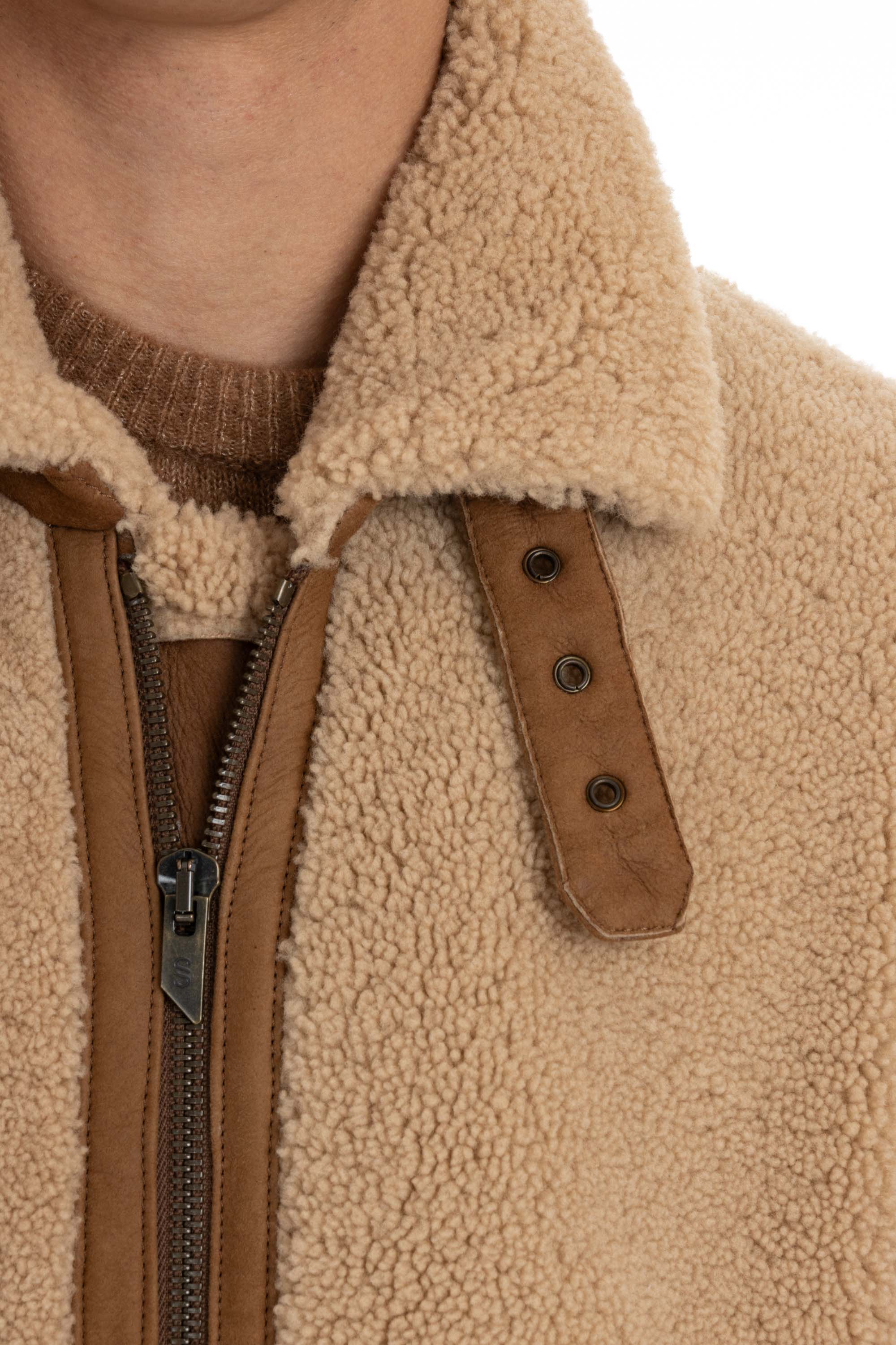 Sheepskin jacket