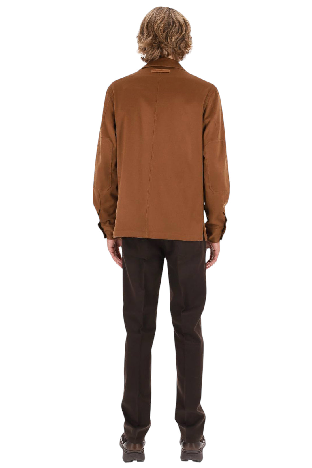 Zegna Overshirt Alba in Oasi cashmere E8V46 SOT6/2 092 