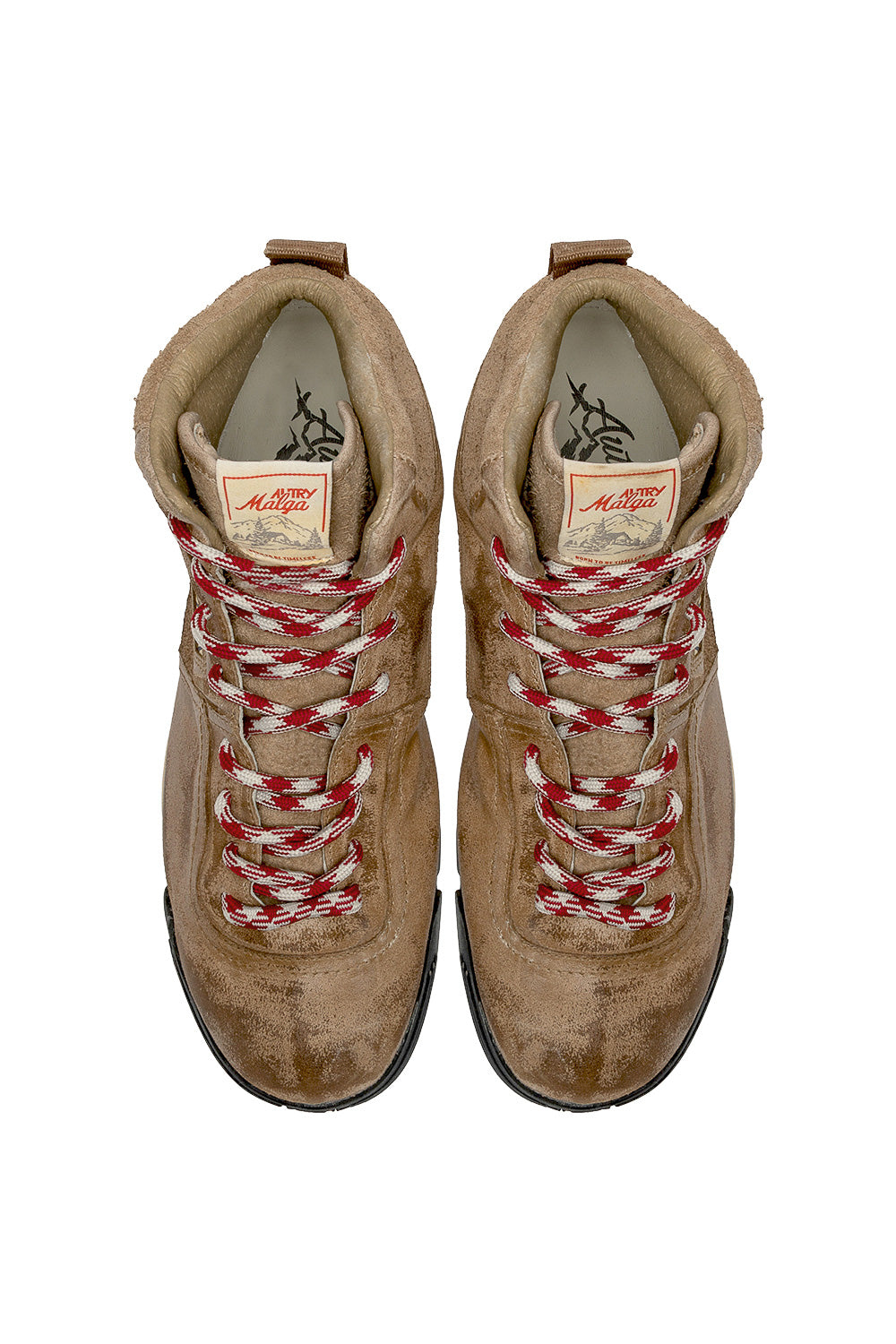 Autry Stivaletto donna Malga in pelle anticata HBMW EU02 CIGAR/CIGAR 