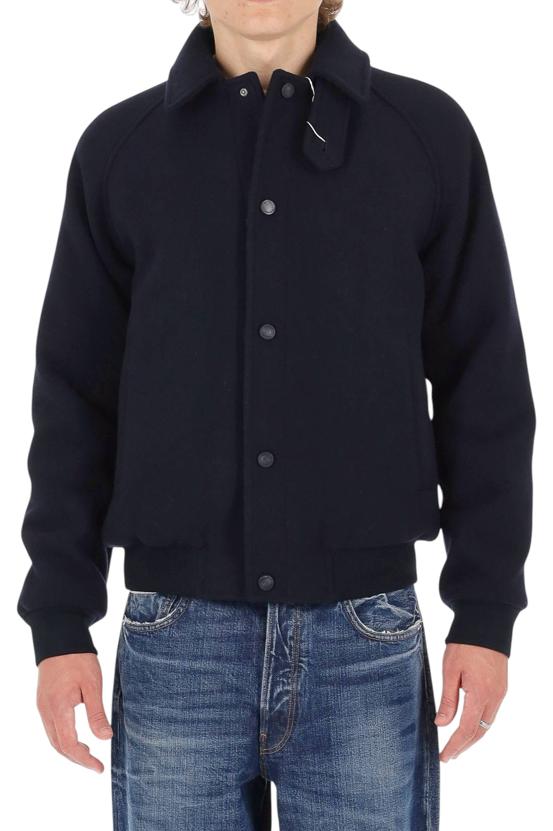 Camplin Giubbotto college in lana anti acqua mod. Letter LETTER UNITO-S BN 