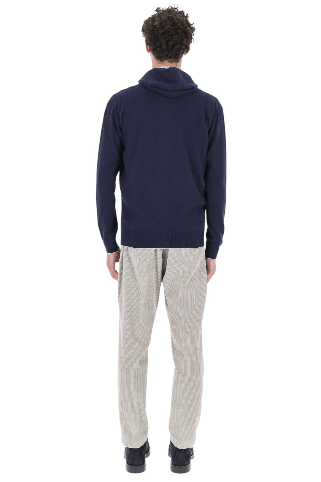 Eleventy Felpa full zip in puro cashmere X76MAGK33 MAG0K019 11-02 