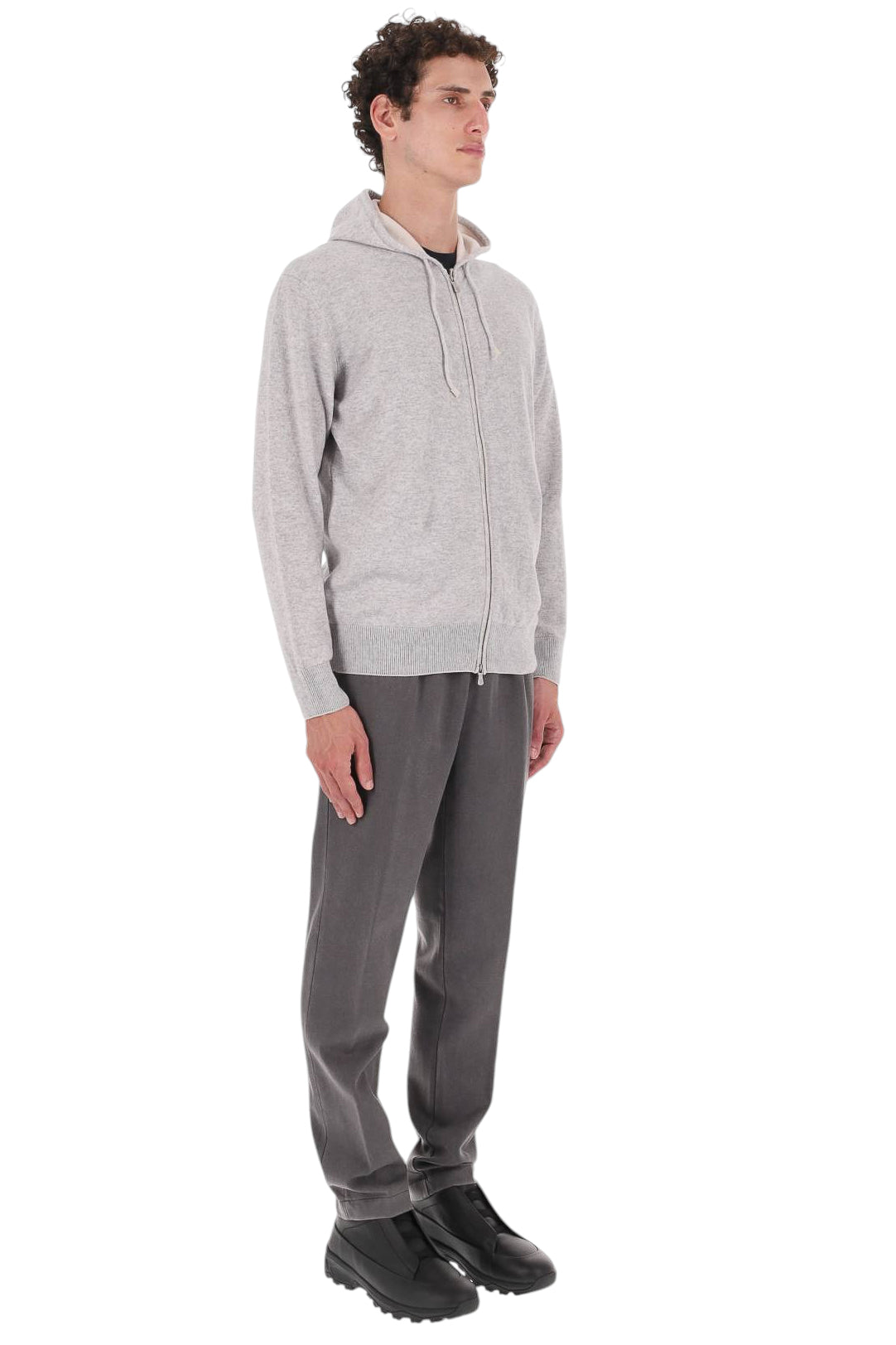 Eleventy Felpa full zip in puro cashmere X76MAGK33 MAG0K019/2 13-02 