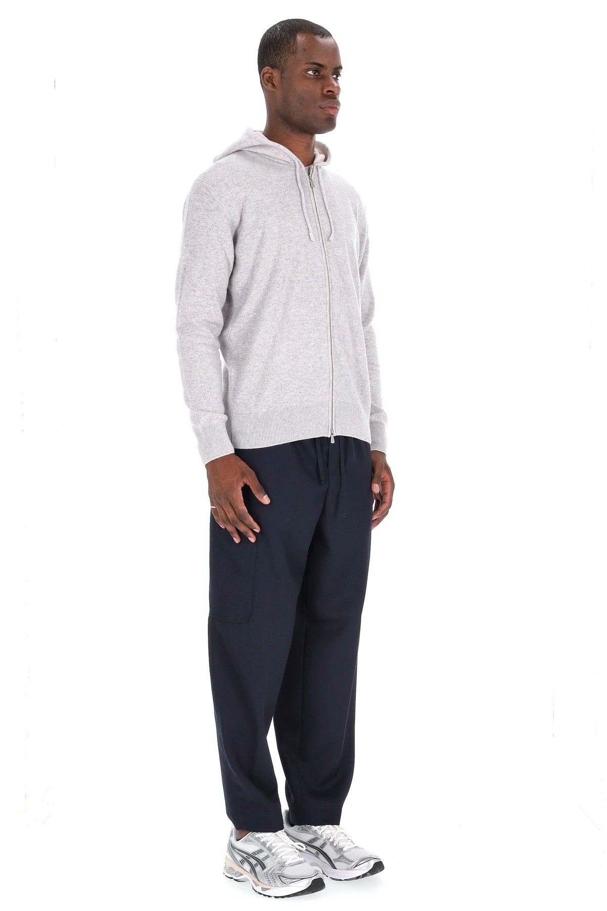 Eleventy Felpa full zip in puro cashmere X76MAGK33 MAG0K019/2 13-02 