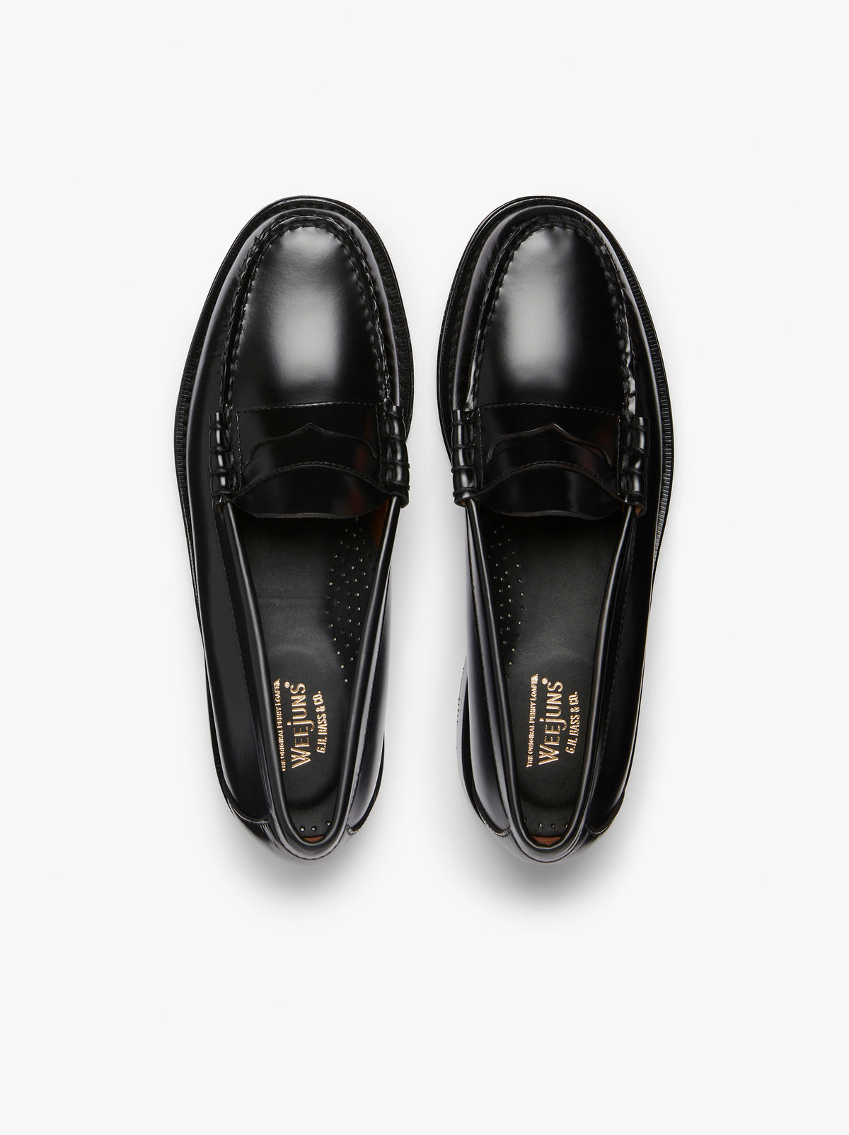 G.H.BASS&CO Weejuns Larson penny loafers colore nero BA11010H 000 