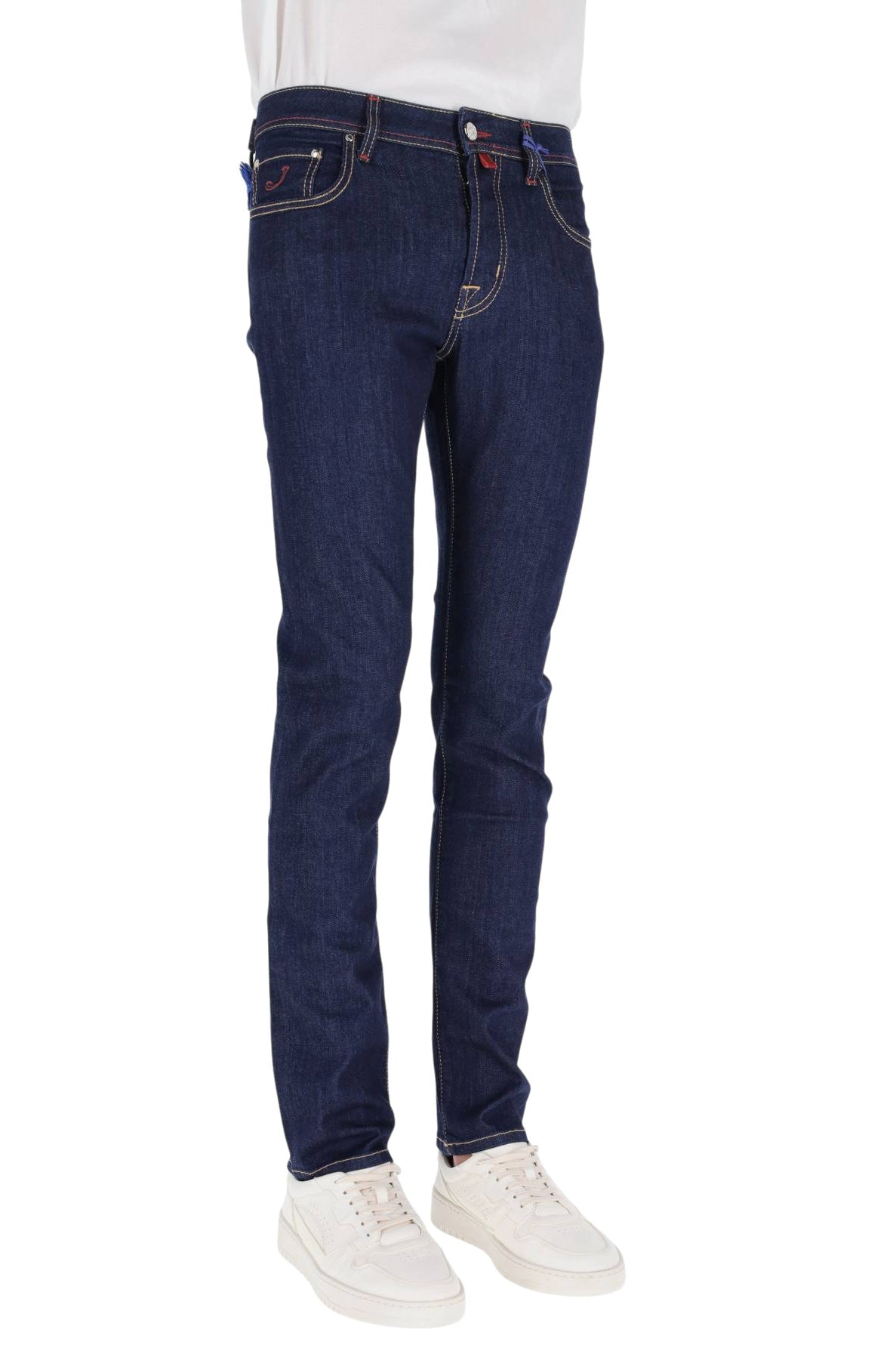 Jacob Cohen Jeans in cotone comfort etichetta cavallino rosso Bard fit JUX_QX004 001 S3623 BARD 100D 