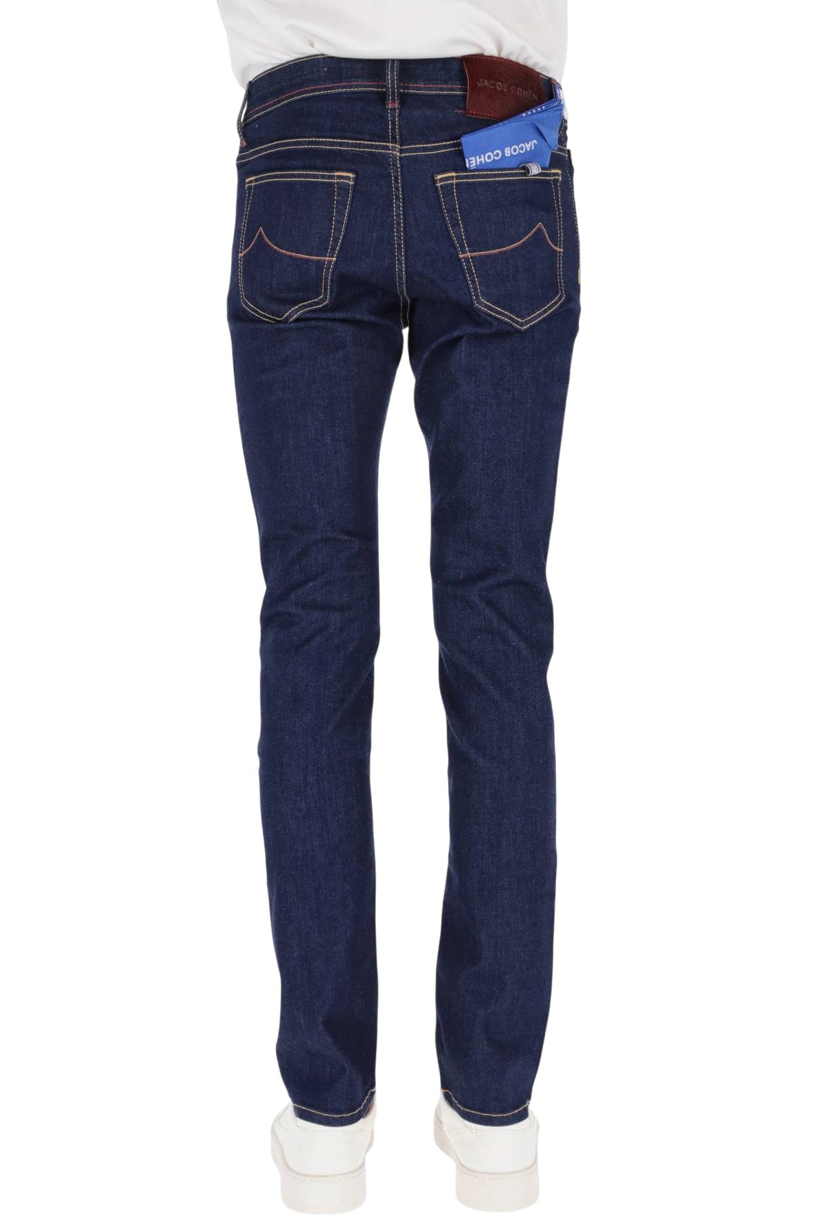 Jacob Cohen Jeans in cotone comfort etichetta cavallino rosso Bard fit JUX_QX004 001 S3623 BARD 100D 