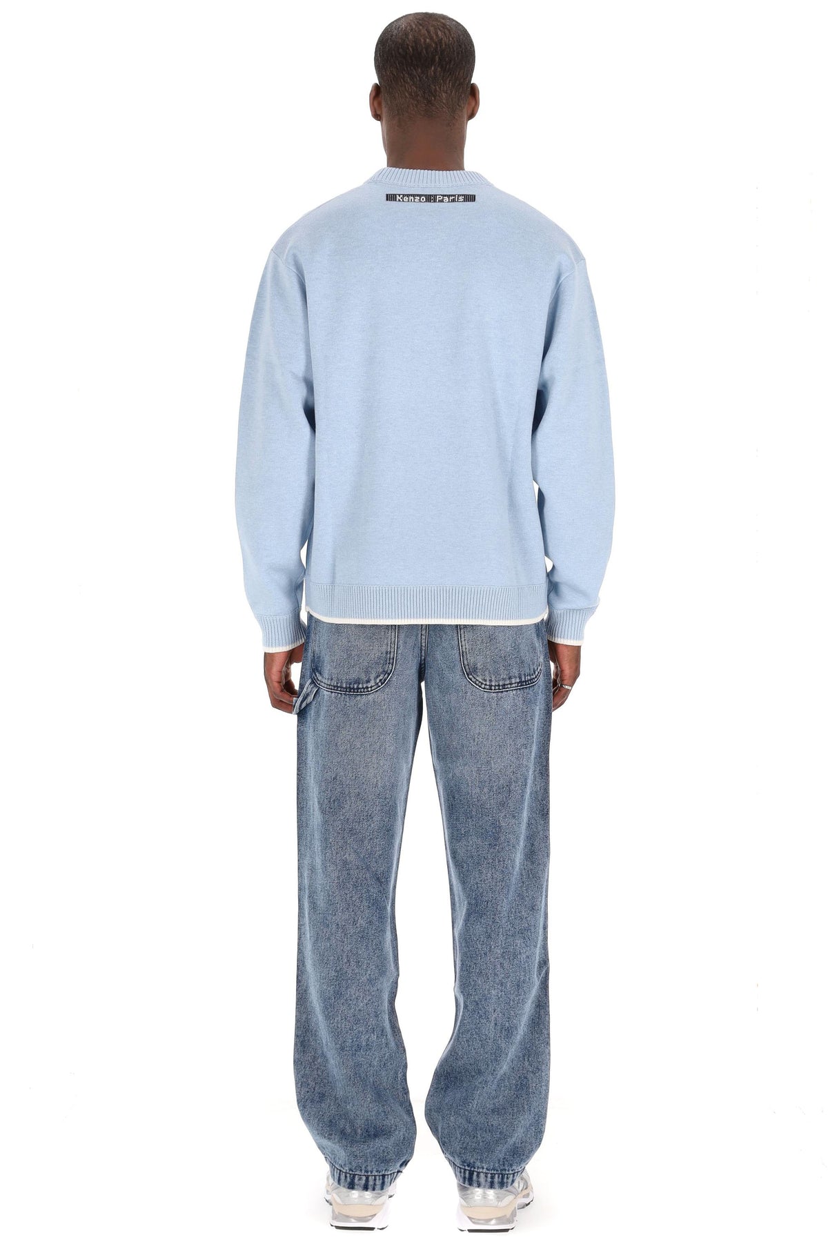 Kenzo Maglia girocollo in misto lana City jumper FF65PU7473CE 64 