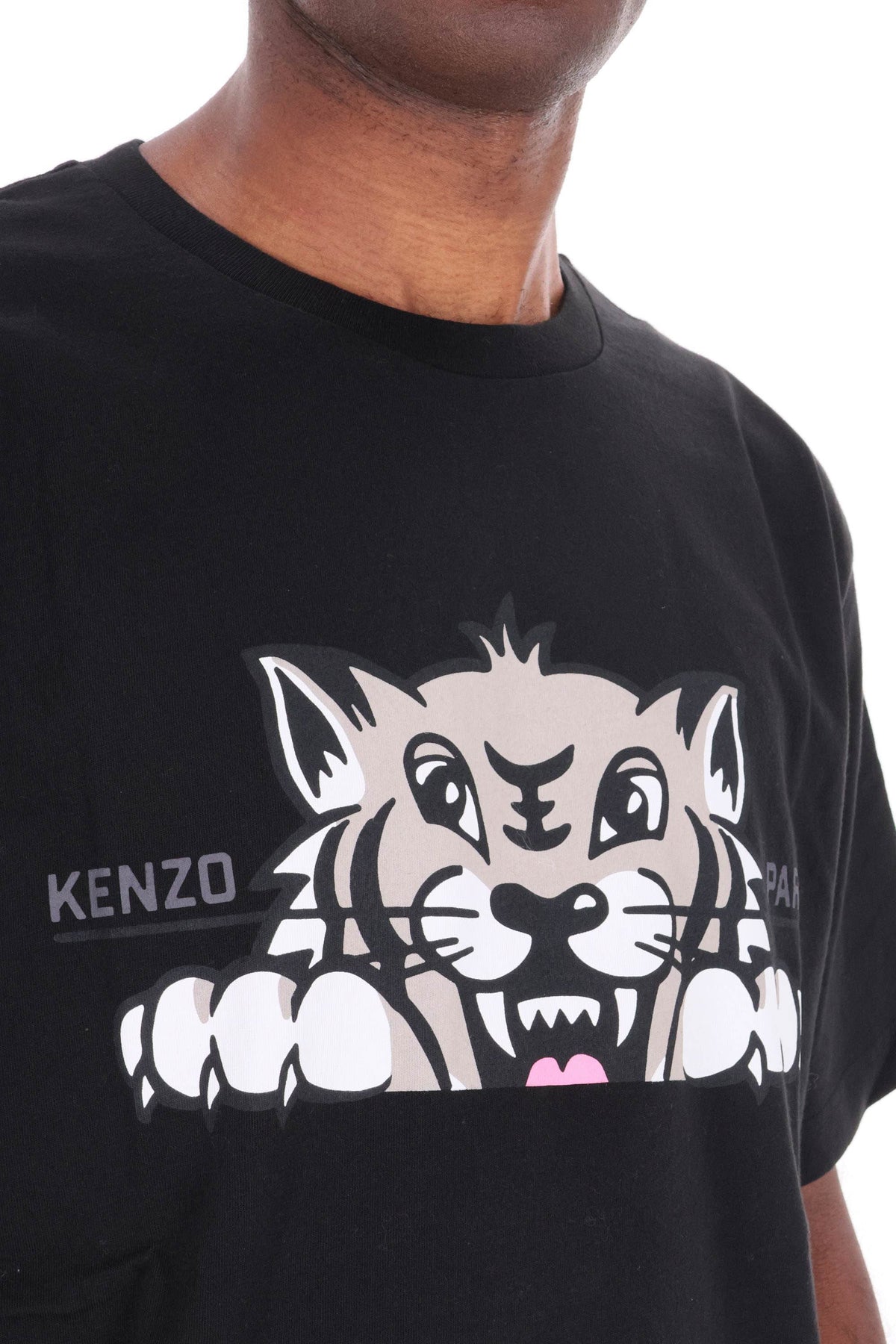 Kenzo T-shirt Hap Tiger over fit FF65TS4514SG 99J 