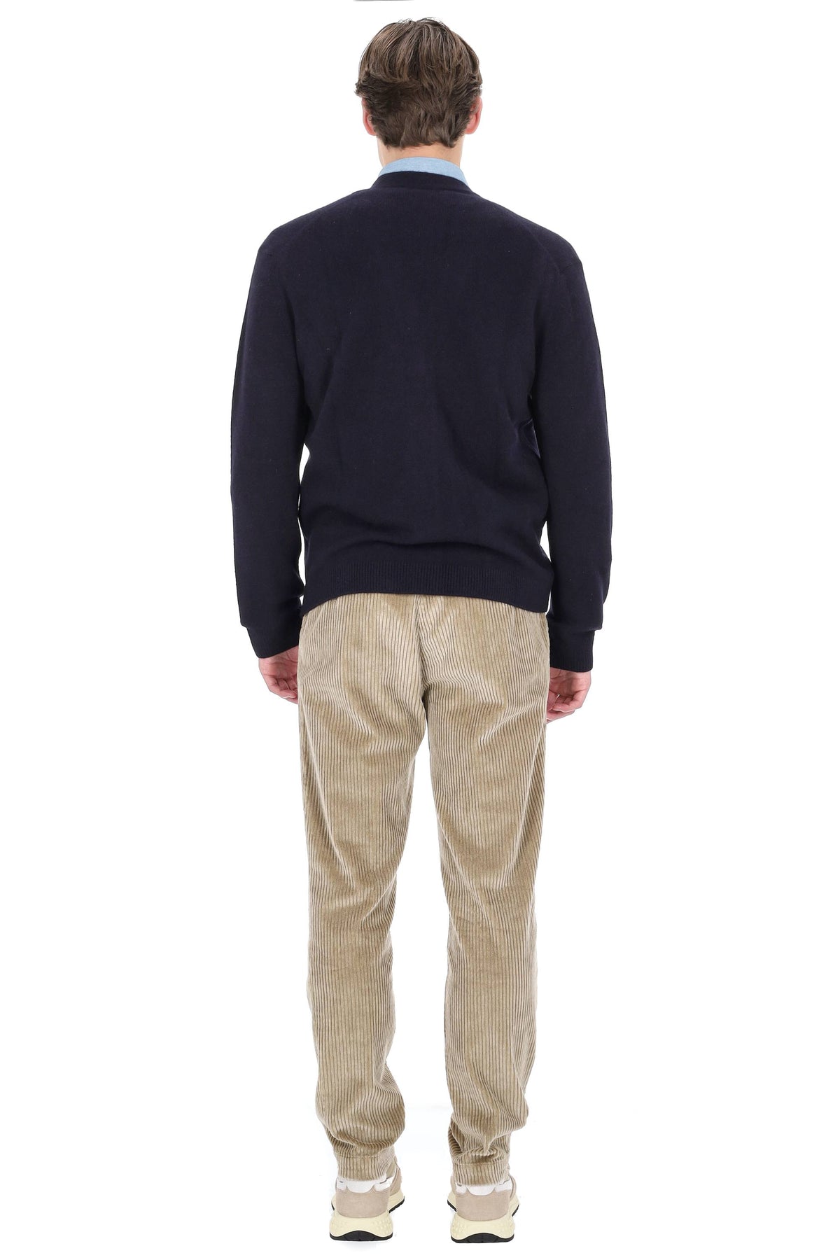 Maison Kitsuné Cardigan fox in lana comfort fit PM00502KT1006 0413 