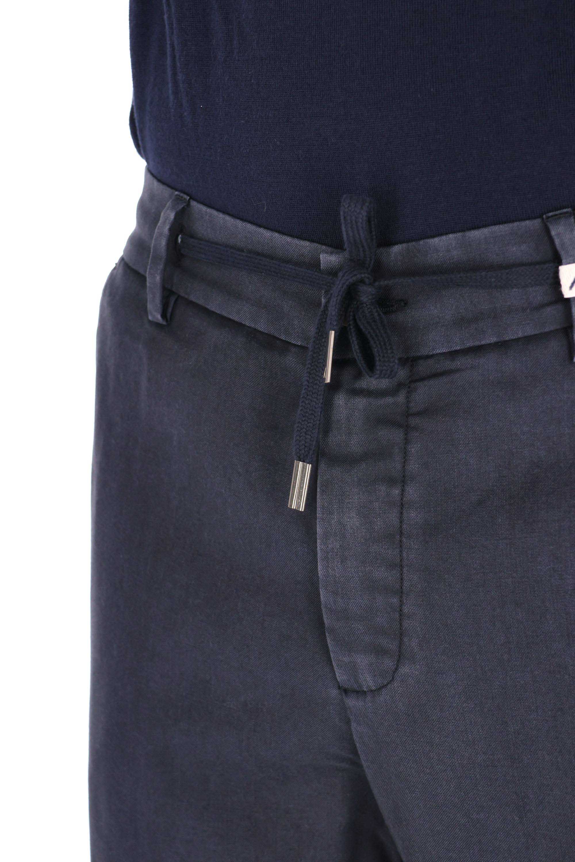Myths Pantalone delavé in lana-cashmere con coulisse 25WM12L 99 037 