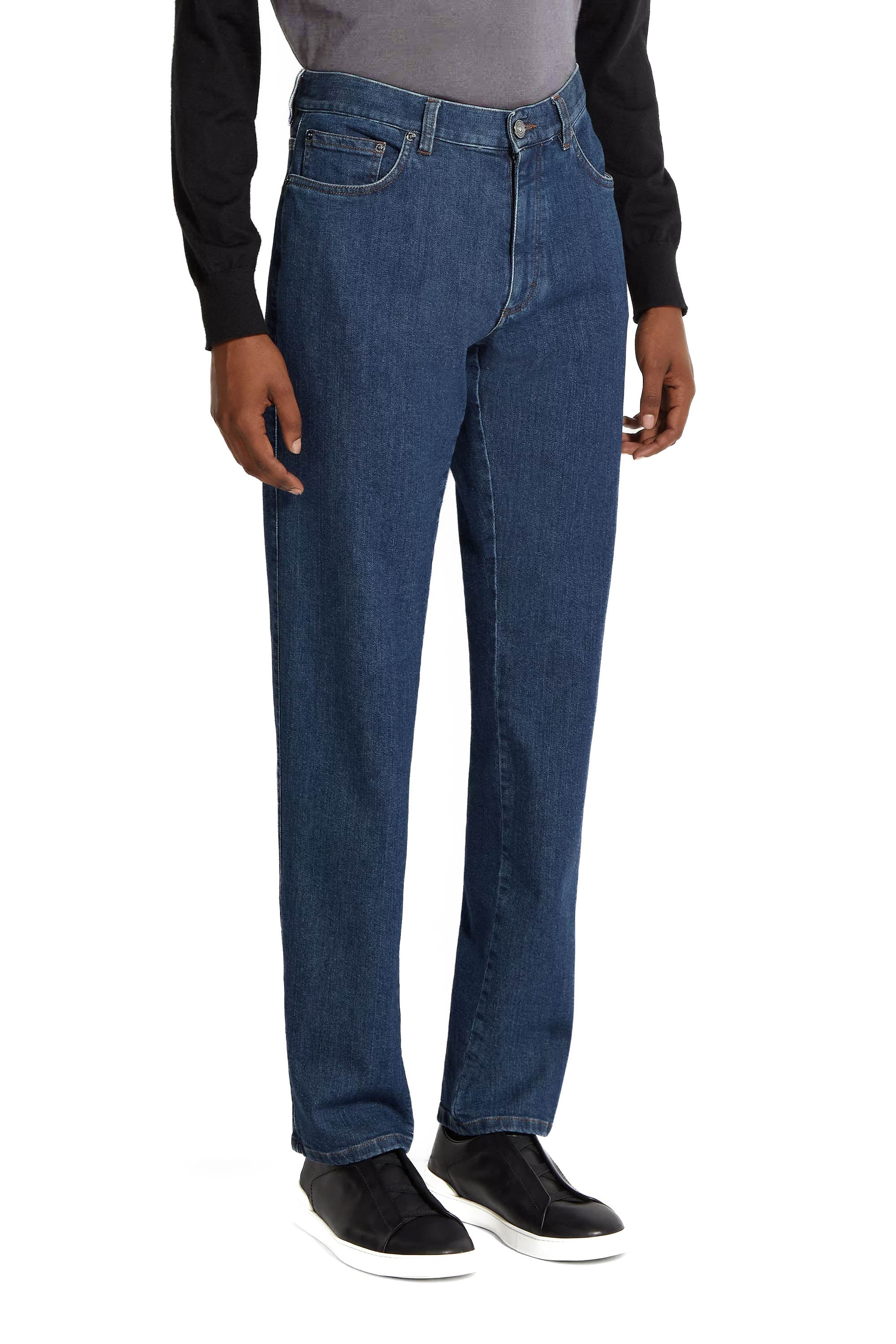 Zegna Jeans Roccia in denim stone washed E8I70 GAN 001 