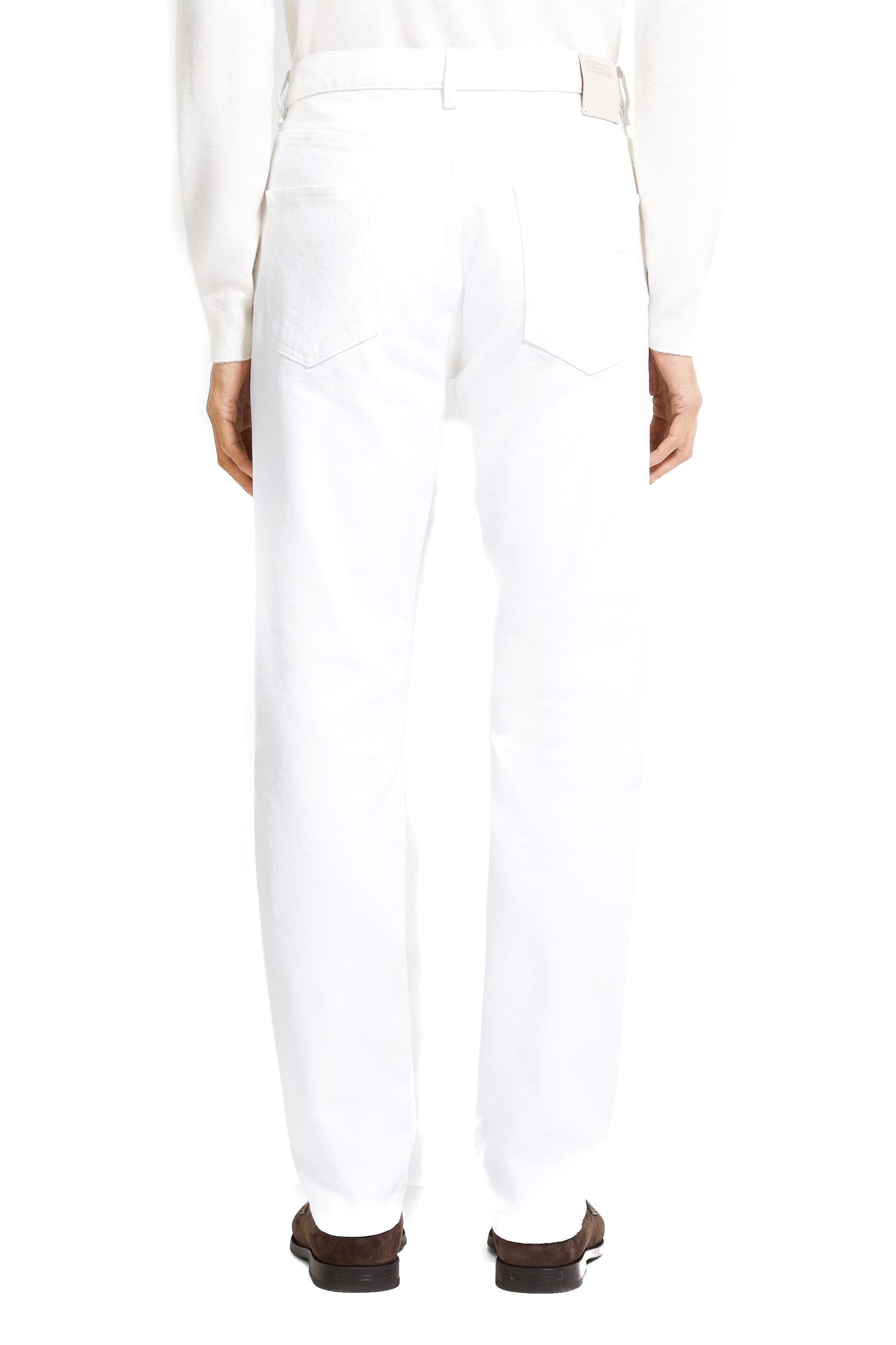Zegna Jeans bianco comfort Roccia E8I81 CITY 100 