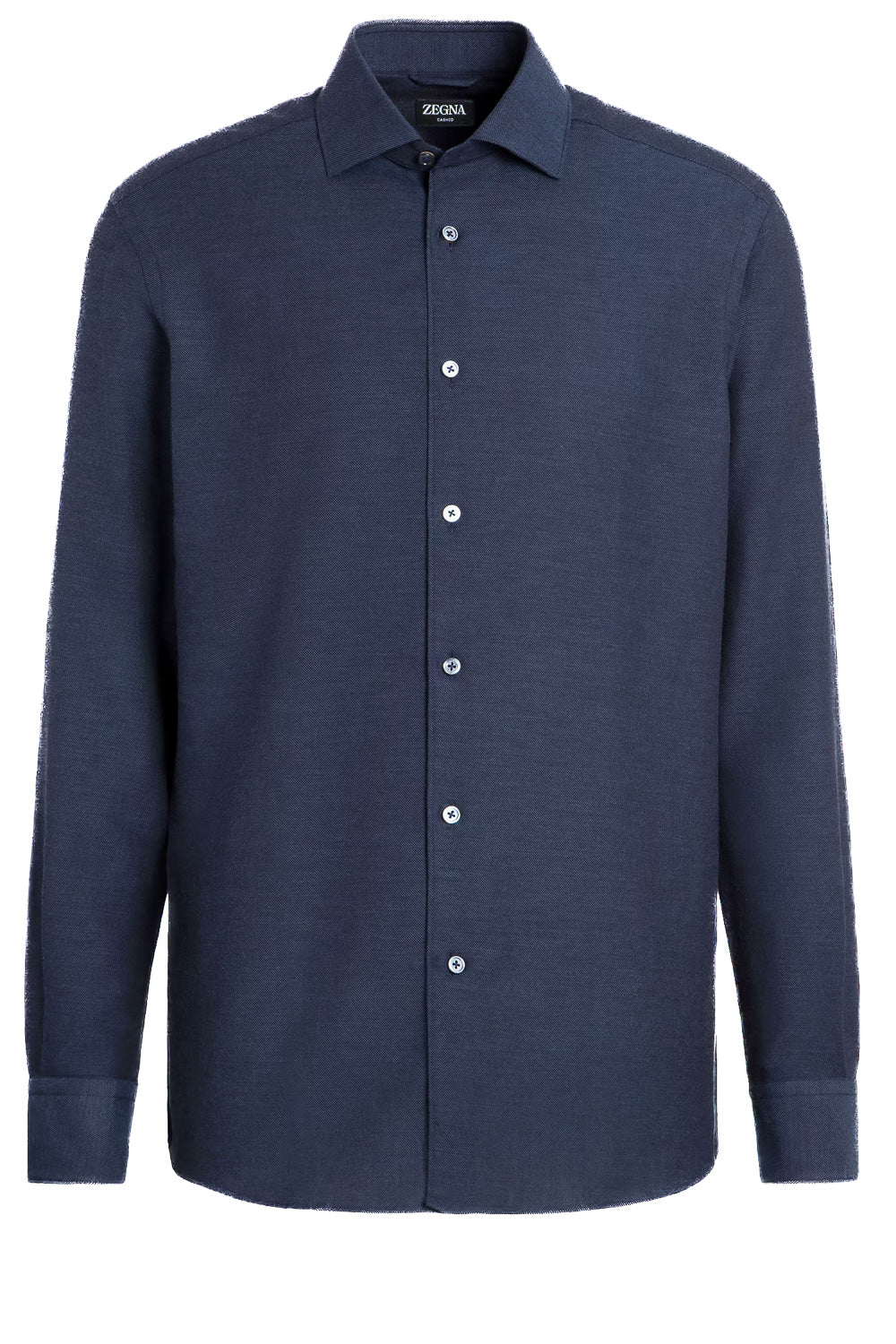Zegna Camicia CashCo in cotone e cashmere E8X44A6-SRF5 190 