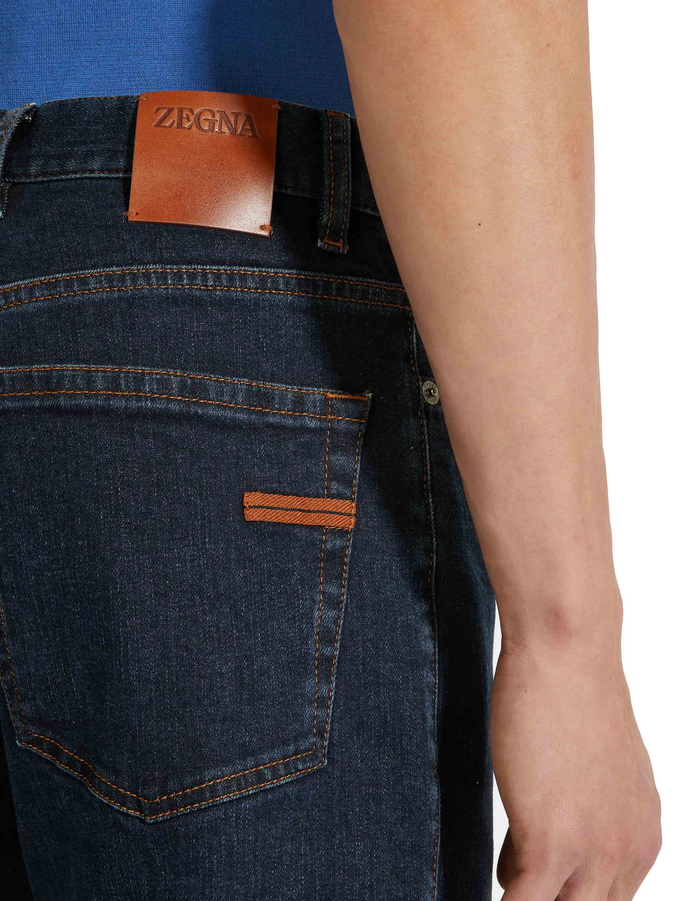 Zegna Jeans lavaggio scuro comfort Roccia EBI78 CITY 001 