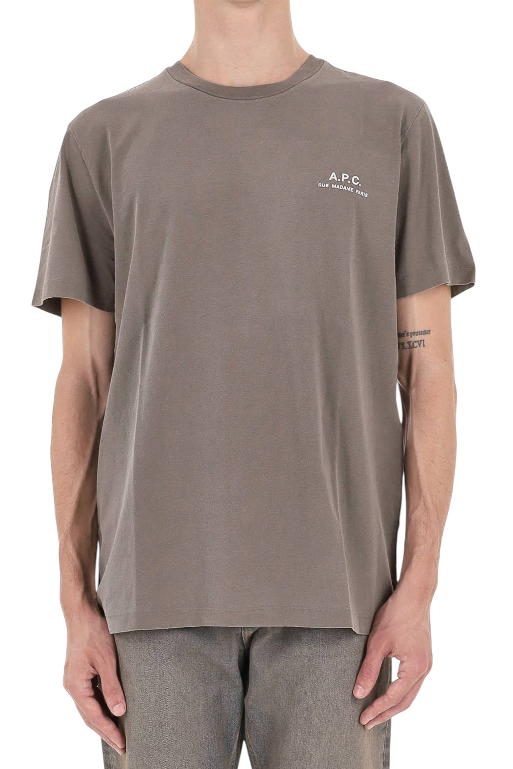 A.P.C. T-shirt Gabby in cotone COHBS M26478 LAC-GRIS TAHITI 