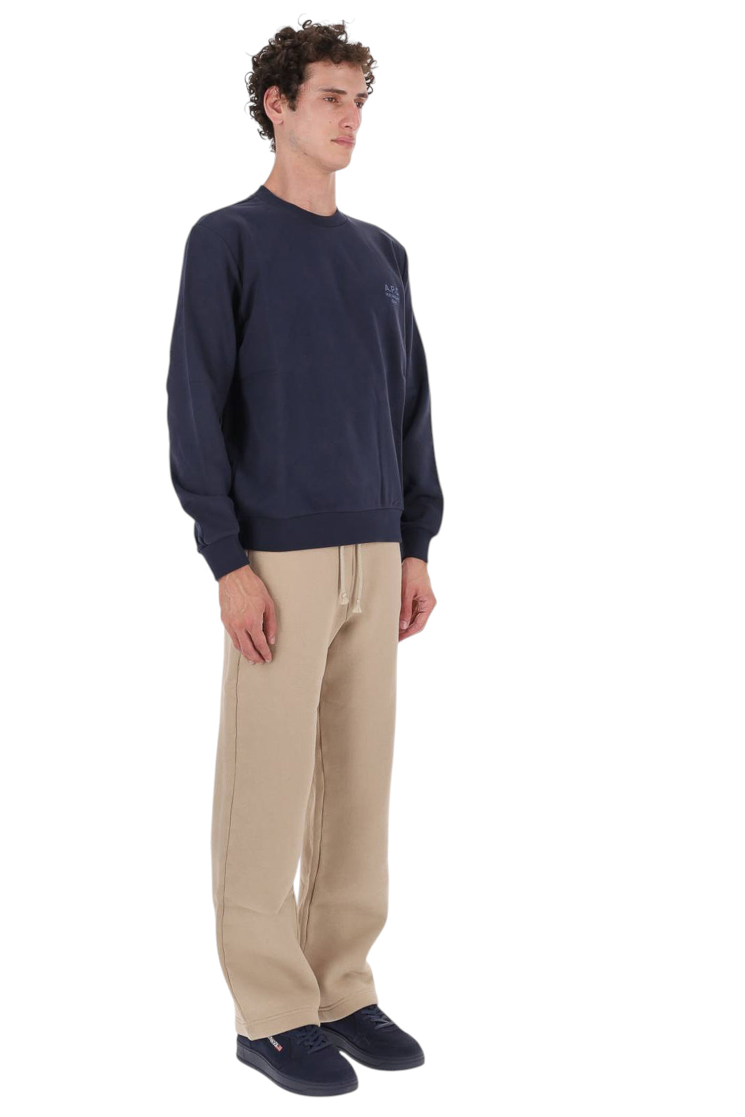 A.P.C. Felpa Rue Madame in cotone COHGR M27913 TIH-MARINE/BLEU 