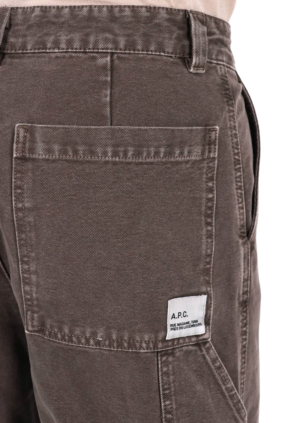 A.P.C. Pantalone Dan carpenter in cotone COHTC H08049/2 CAA-MARRON 
