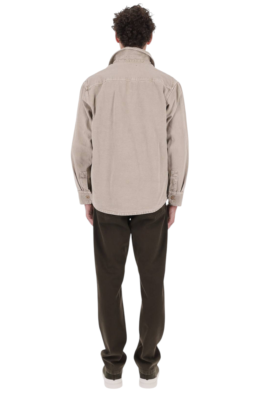 A.P.C. Overshirt Noah in cotone COHTC H32104 AAE-MASTIC 