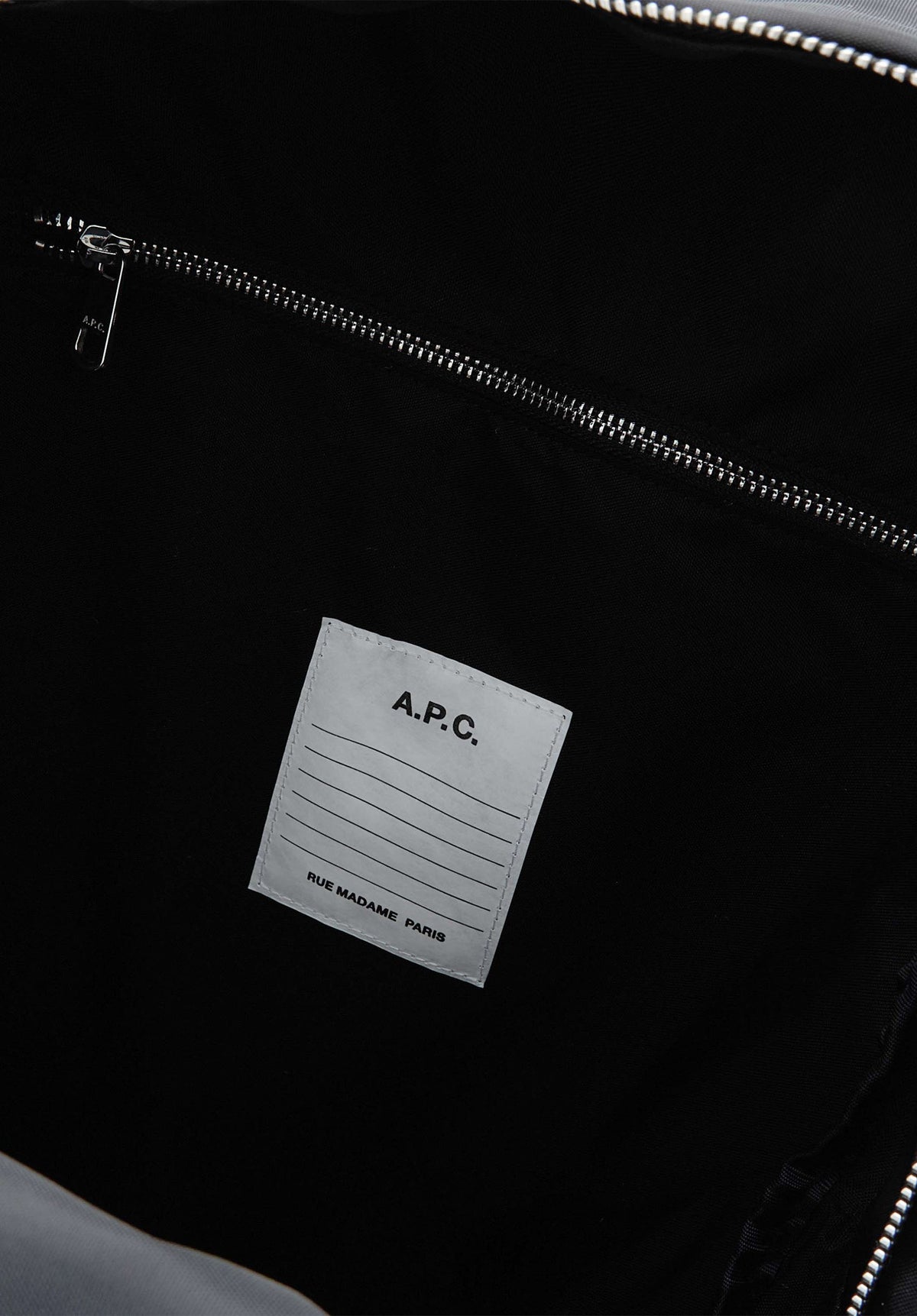 A.P.C. Zaino Backstage in nylon PAAGX H62246 LZZ-NOIR 