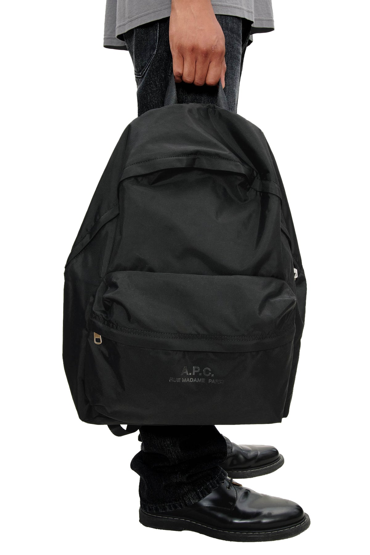 A.P.C. Zaino Backstage in nylon PAAGX H62246 LZZ-NOIR 