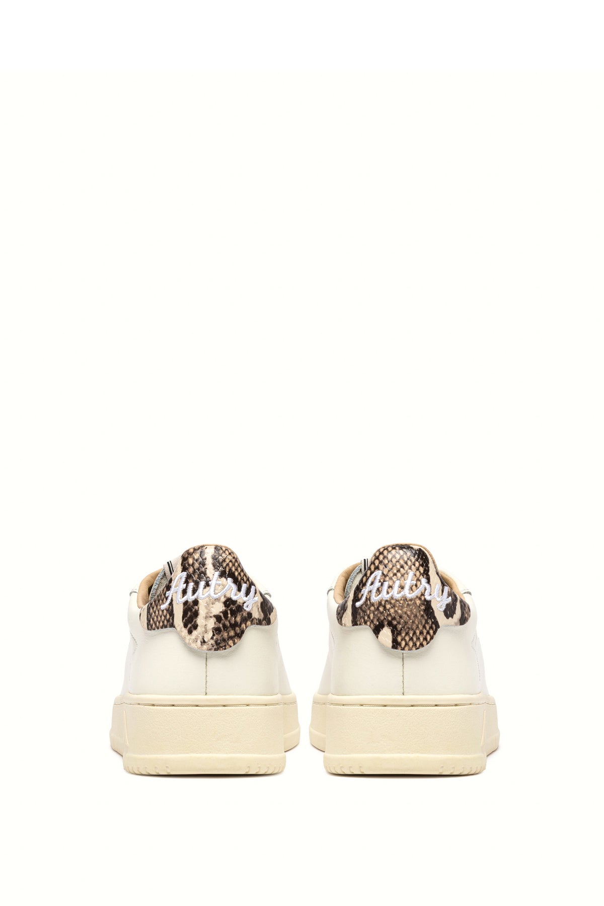 Autry Sneaker Dallas donna in pelle stampa pitone con lacci rosa ADLW YA01 MRSH/ROCCIA 
