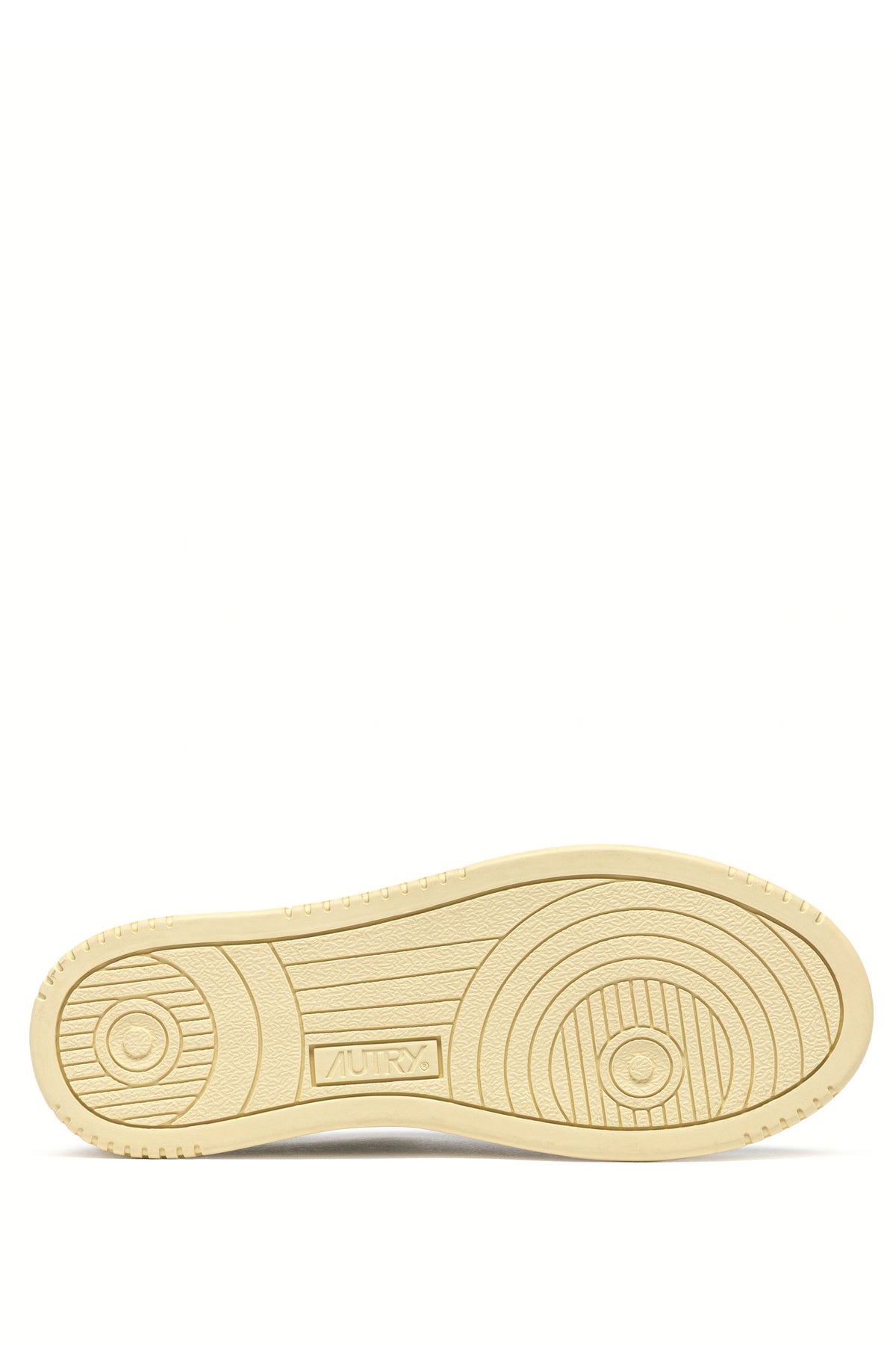 Autry Sneaker Medalist in pelle bianca con talloncino in camoscio Dark Sea AULM BJ02 WHT/DKSEA 