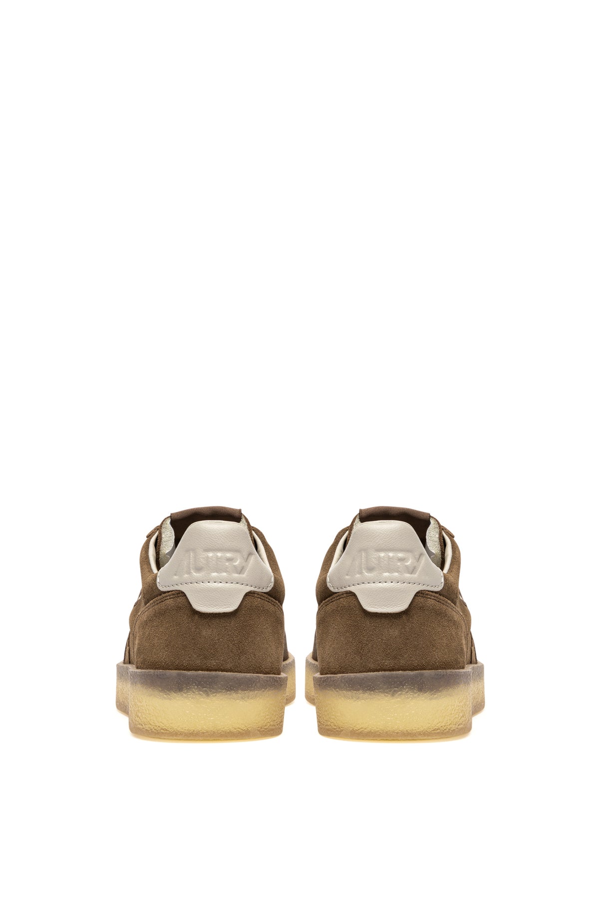 Autry Sneaker Medalist in camoscio Cigar/Feather Gray con suola traslucida AULM HQ05 SIGAR/FTGRAY 