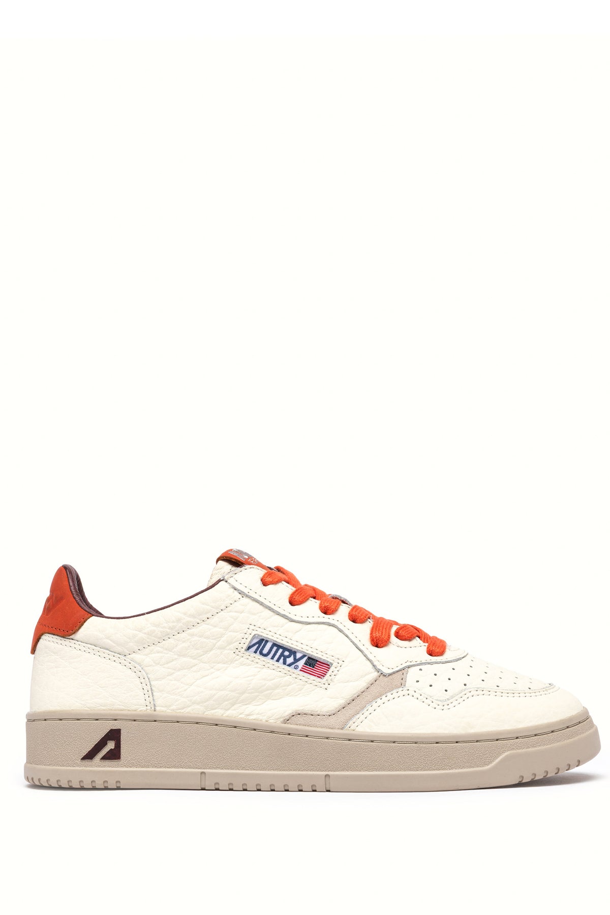 Autry Sneaker Medalist in pelle-nabuck-camoscio Pumpkin/Sand AULM NE17 PUMPKIN/SAND 