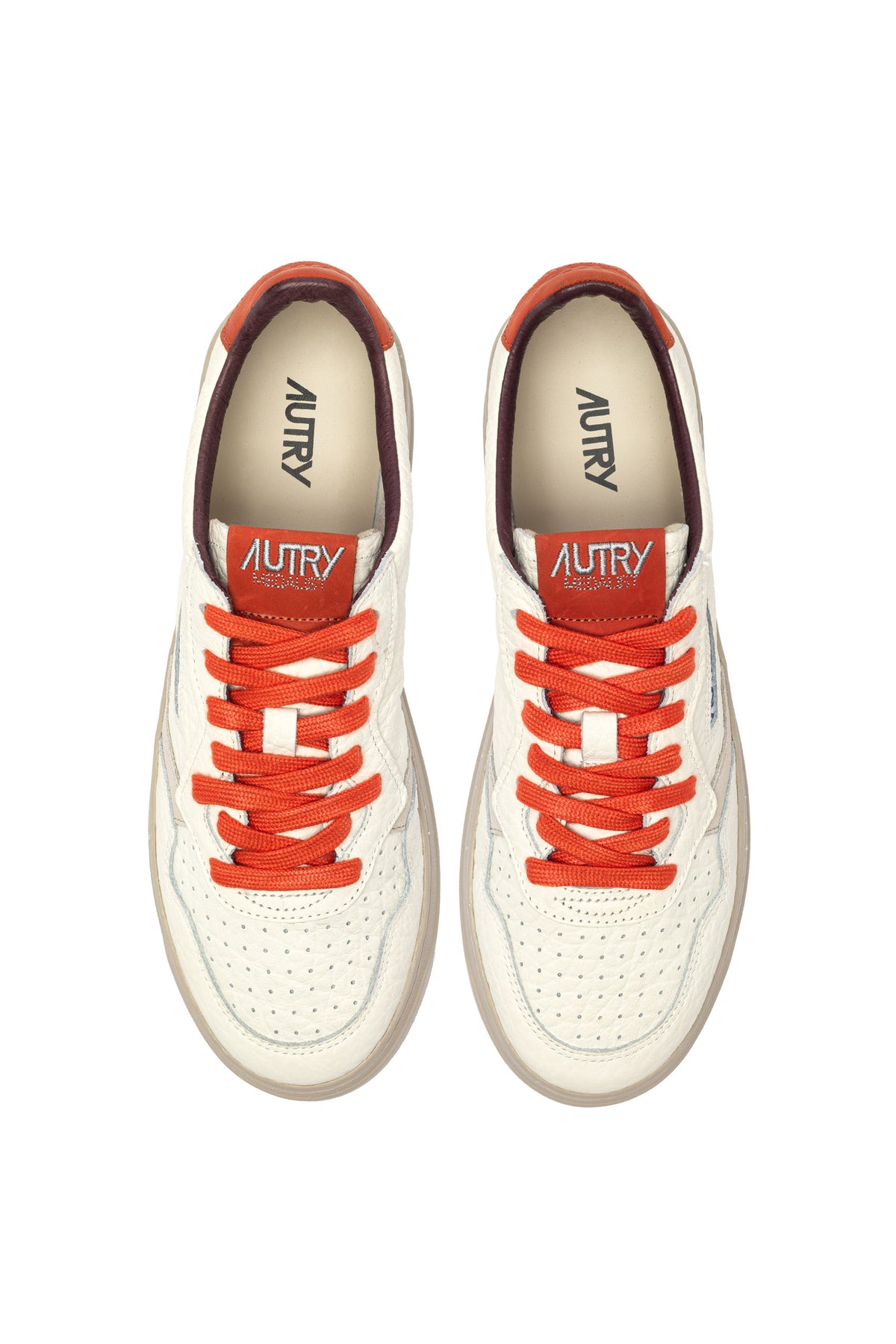 Autry Sneaker Medalist in pelle-nabuck-camoscio Pumpkin/Sand AULM NE17 PUMPKIN/SAND 