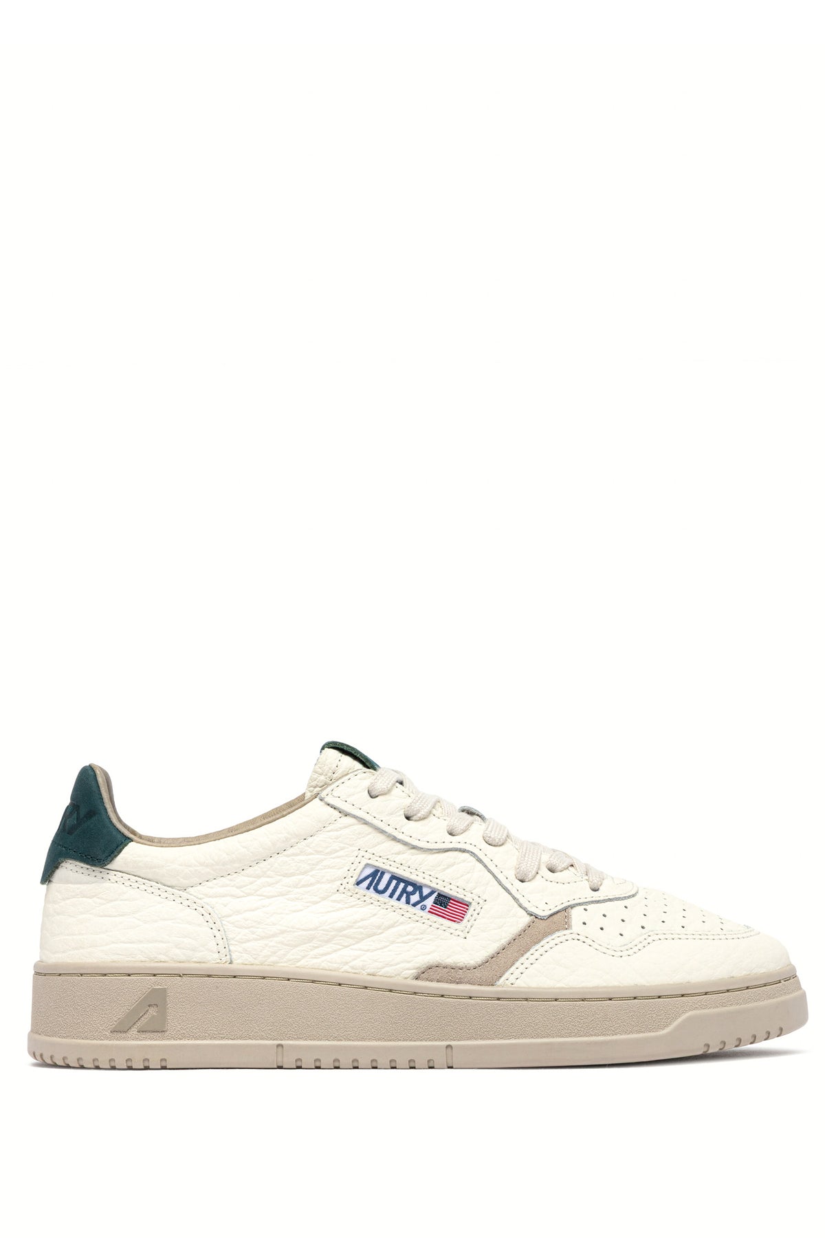 Autry Sneaker Medalist in pelle- nabuck-camoscio Dark Sea/Feather Gray AULM NE18 DARKSEA/FEATGRAY 