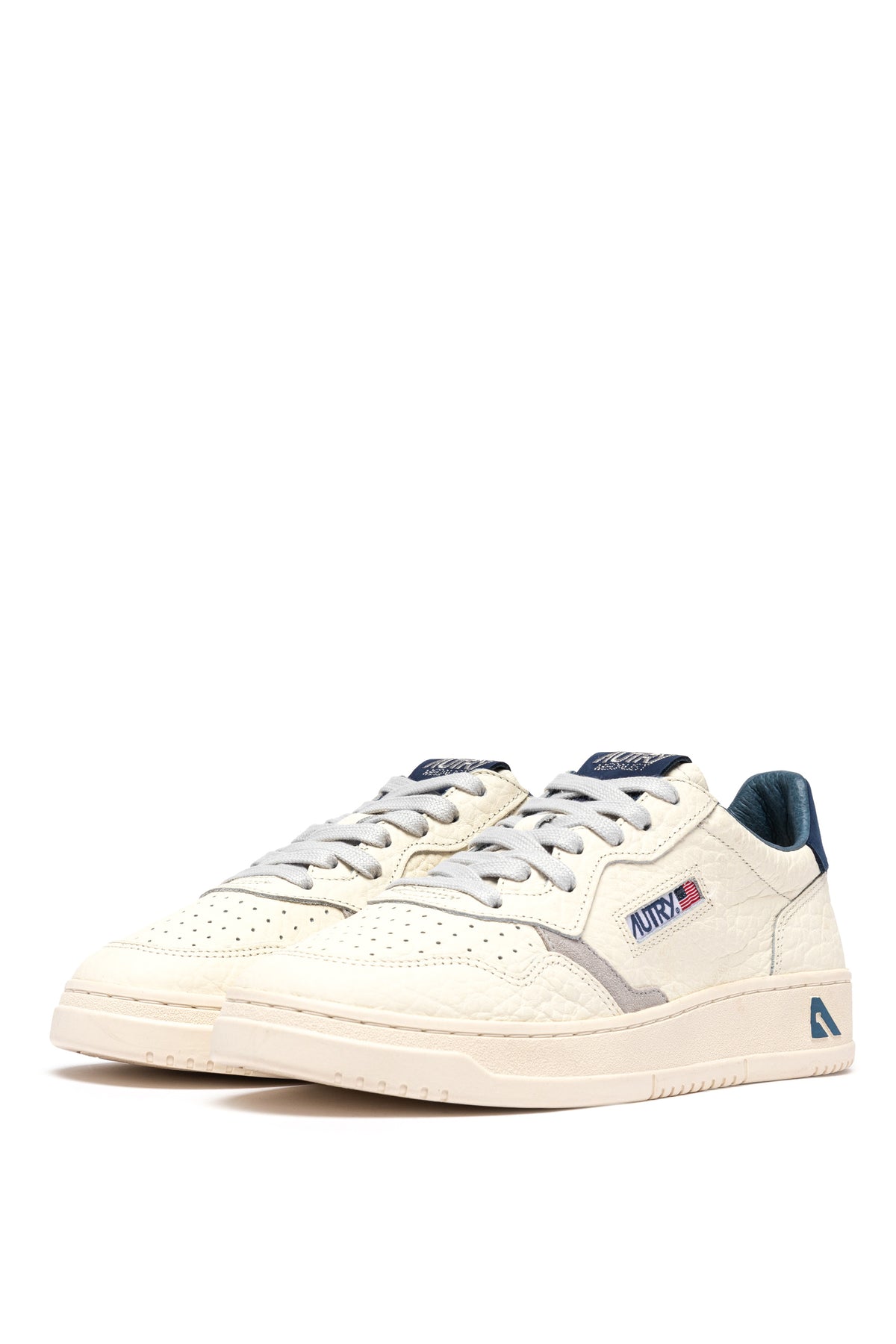 Autry Sneaker Medalist in pelle-nabuk-camoscio Deep Blue/Vapor AULM NE20 BLUEDEP/VAPOR 
