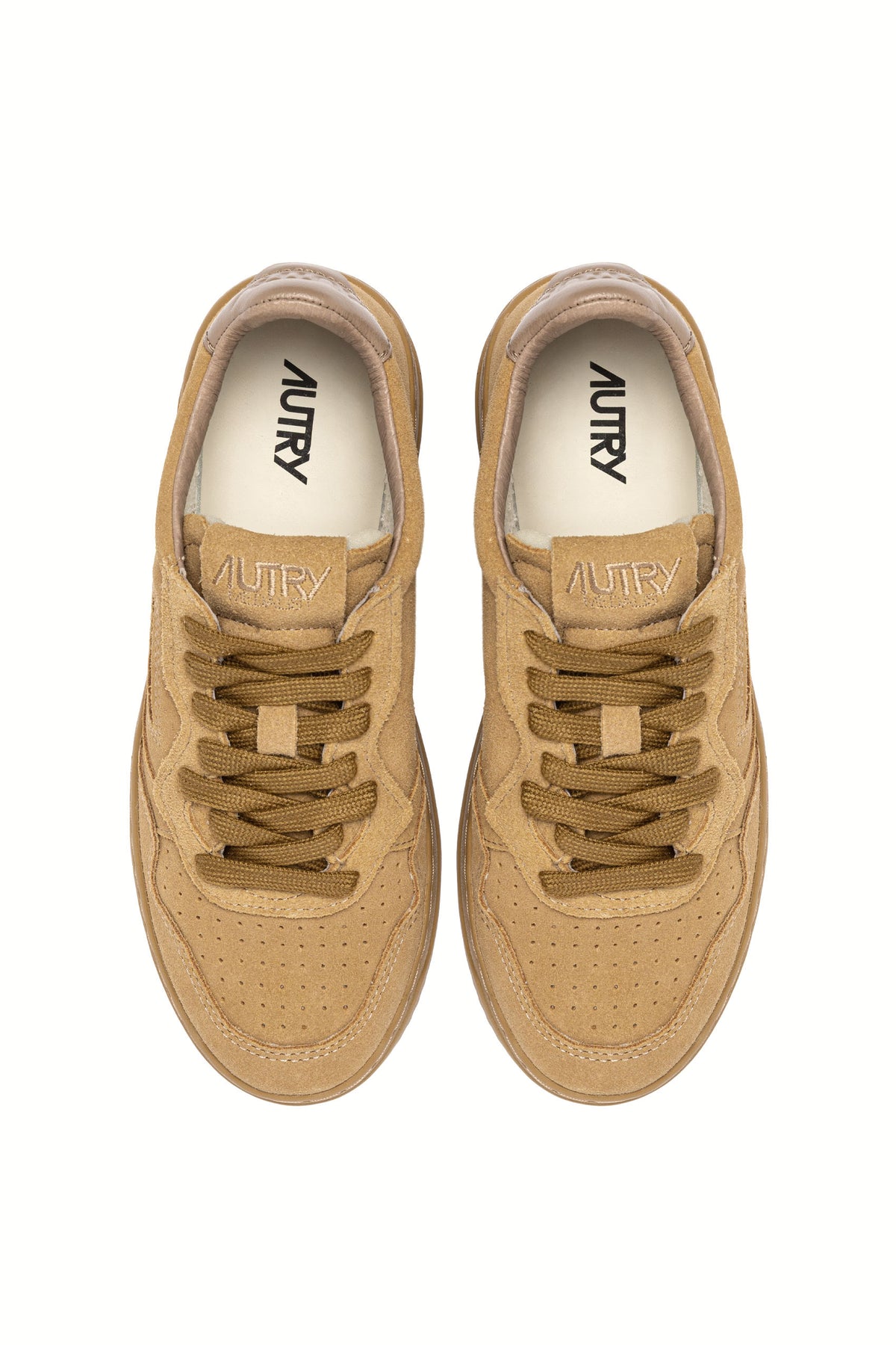 Autry Sneaker Medalist in camoscio Rame/Antelope tono su tono AULM OH06 RAME/ANTILOP 