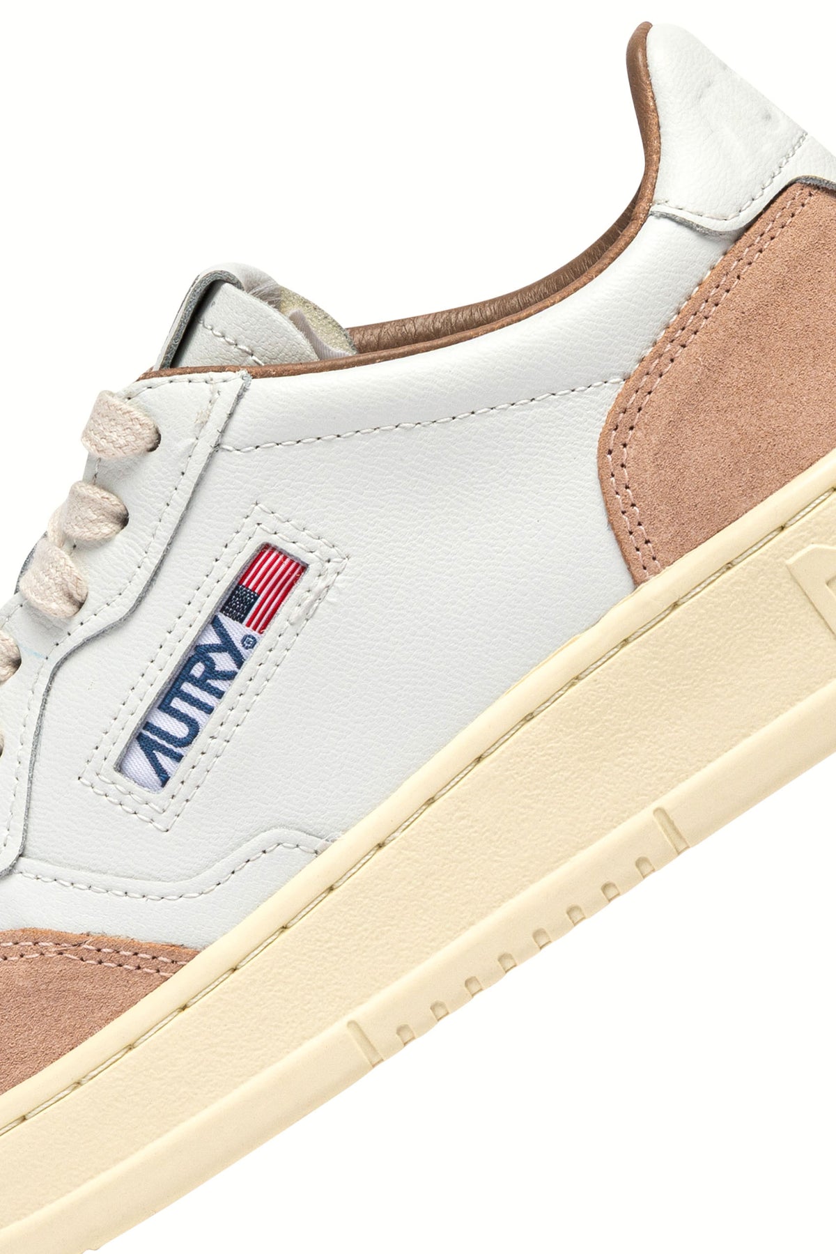 Autry Sneaker Medalist donna in pelle morbida e camoscio bianco/Phard AULW FT16 WHT/PHARD 