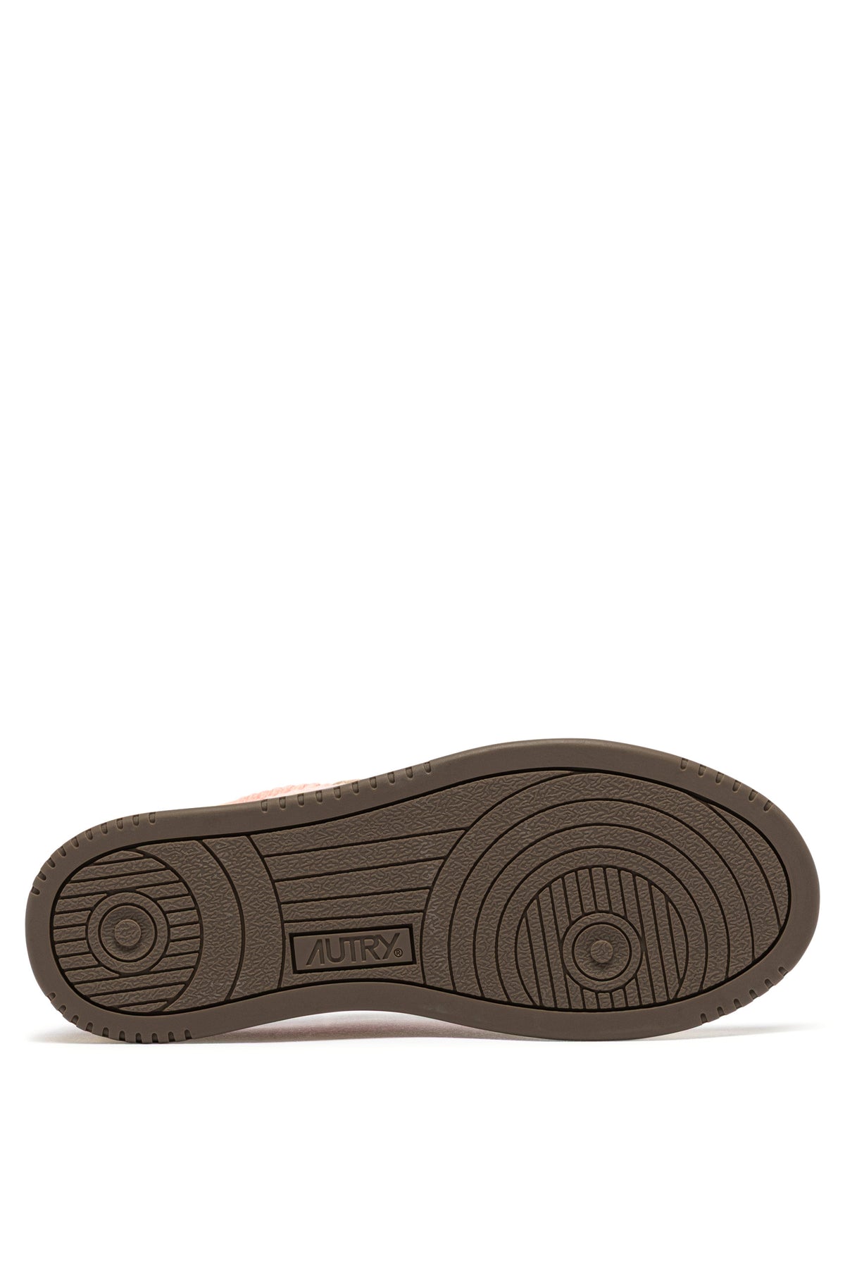 Autry Sneaker Medalist donna in velluto Pink/Chocolate con mix di texture AULW V101 PINK/CHOCO 