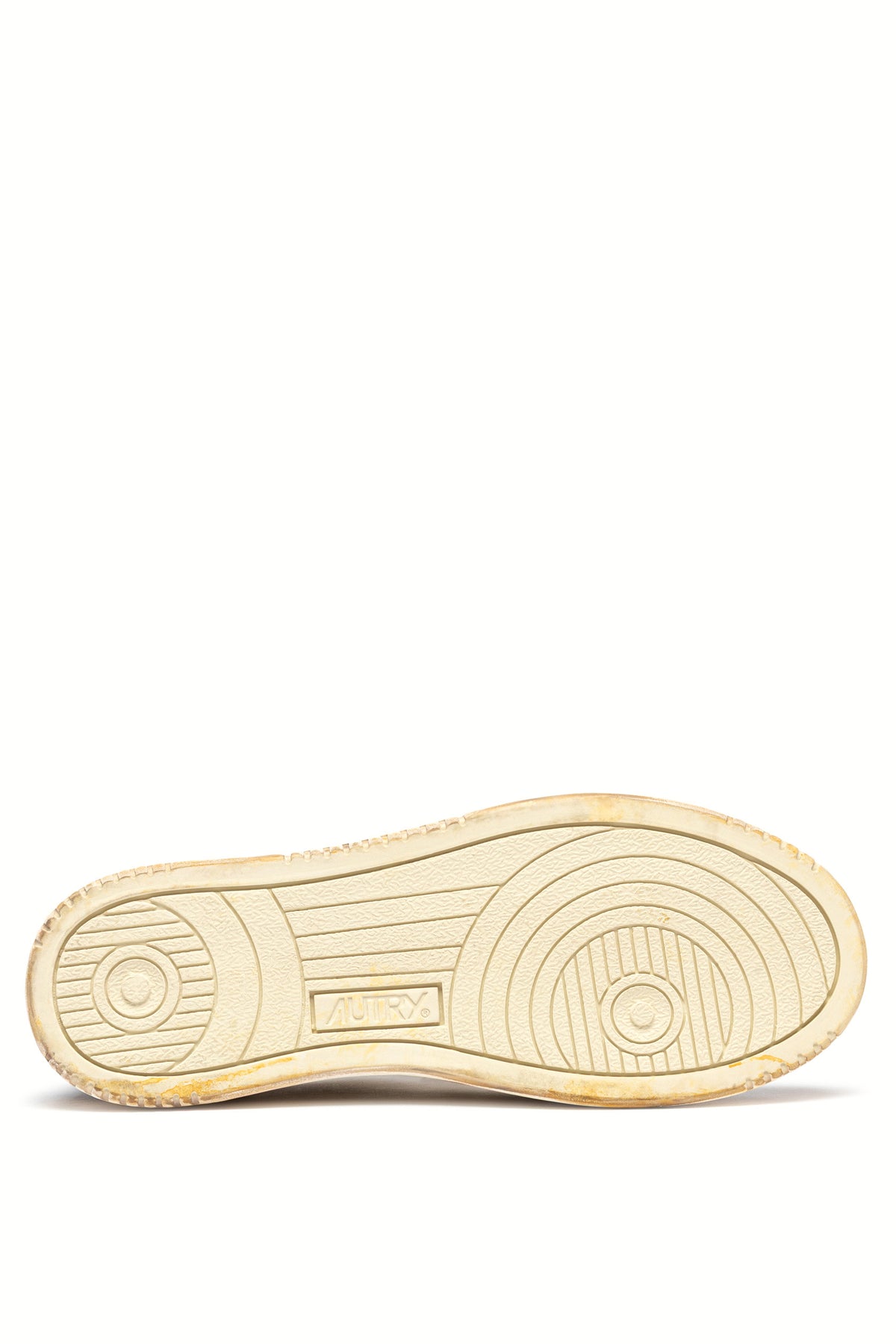 Autry Sneaker SuperVintage in pelle craquelé bianco/nero AVLM KG01 WHT/BLK 
