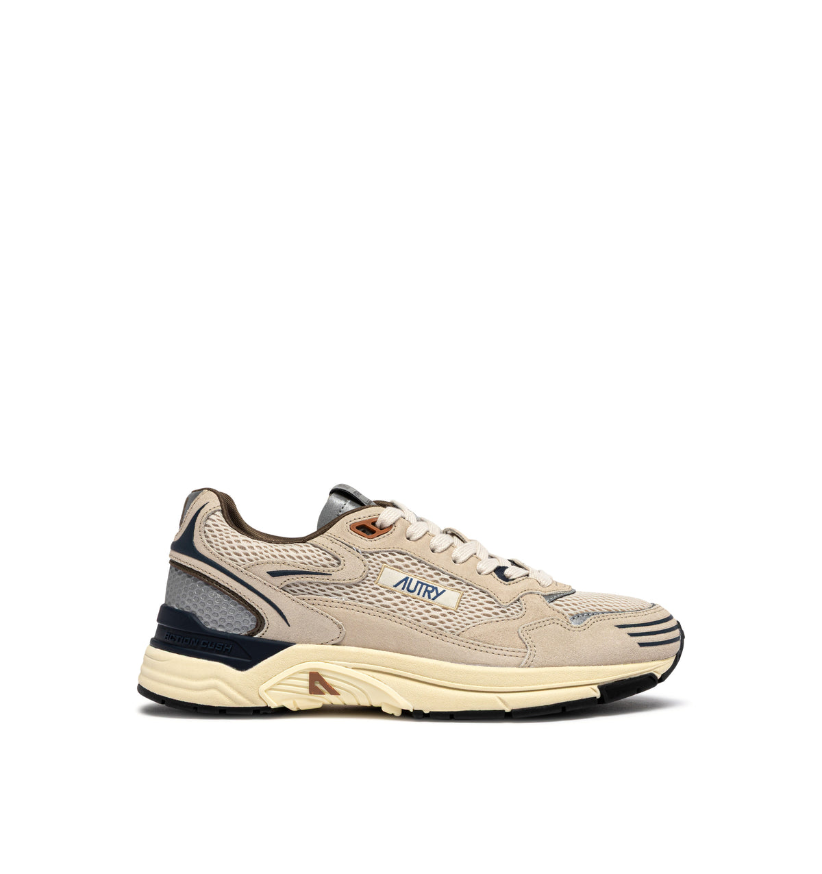 Autry Sneaker Hyperway uomo in camoscio e mesh Sand/Space Blue HYLM CI05 SAND/SPABL 