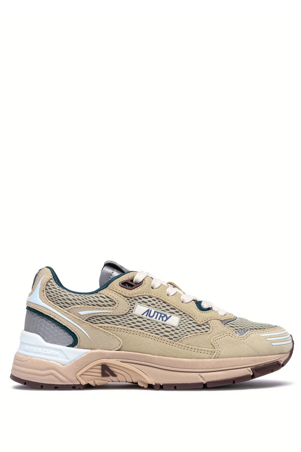 Autry Sneaker Hyperway donna in camoscio e mesh Ecru/Space Blue HYLW CI04 ECR/SPABL 