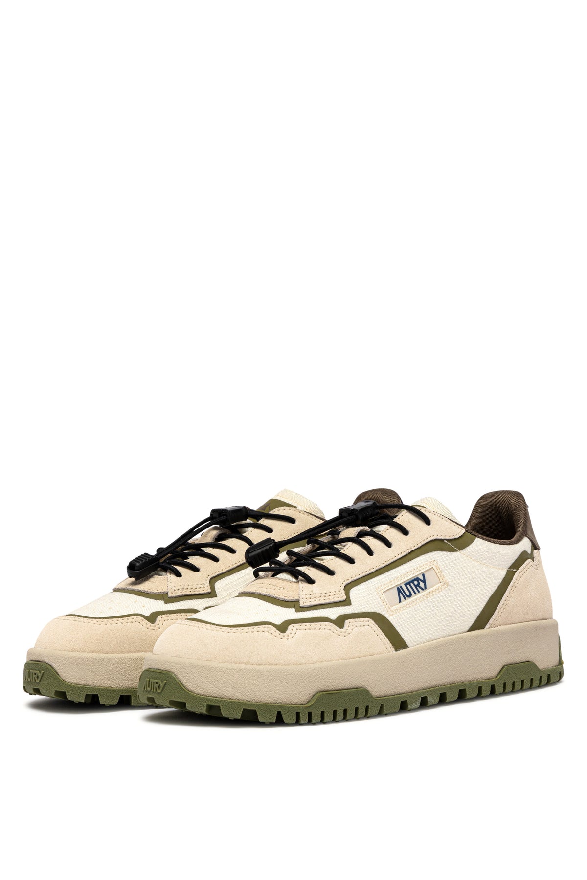 Autry Sneaker Wildpace in ripstop-camoscio-TPU bianco/Olive LDLM MQ02 WIFE/OLIVE 