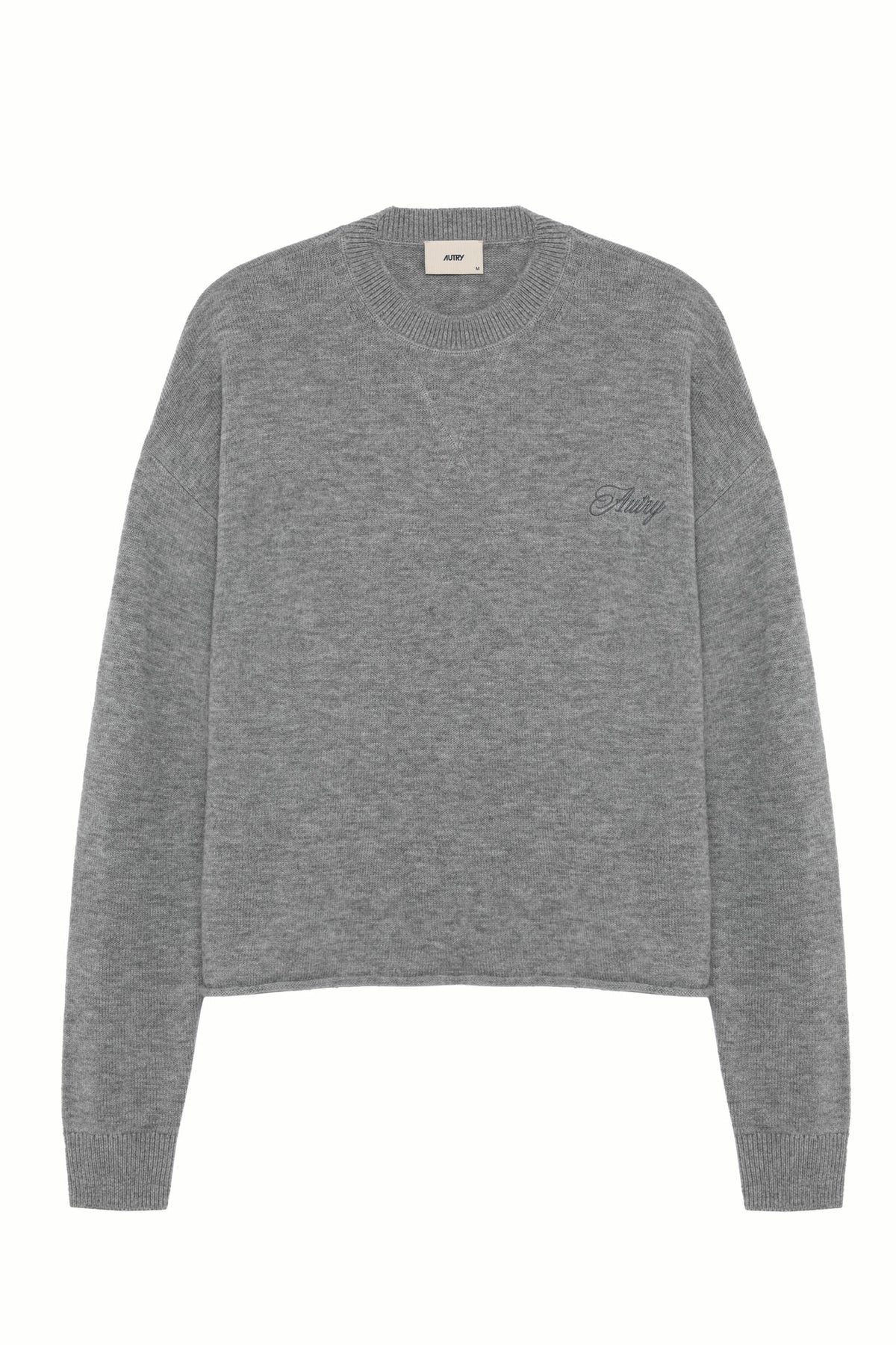 Autry Felpa girocollo in lana-cashmere SEPW 149D MELANGE 