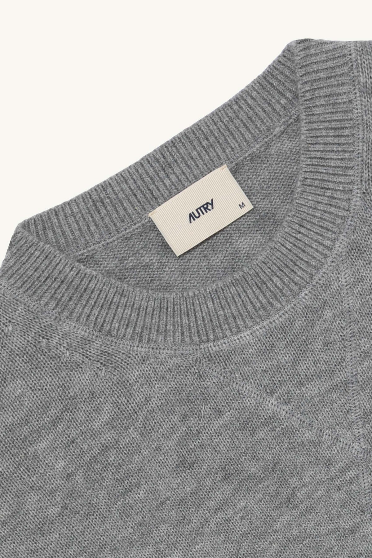 Autry Felpa girocollo in lana-cashmere SEPW 149D MELANGE 