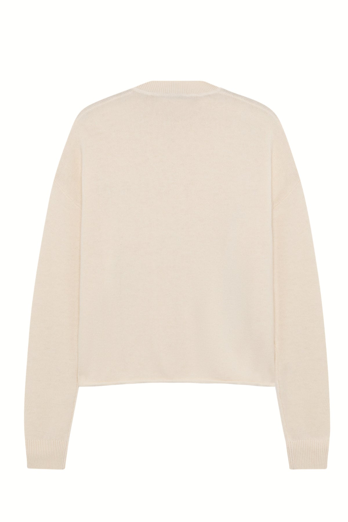 Autry Felpa girocollo in lana-cashmere SEPW 149S CREAM 