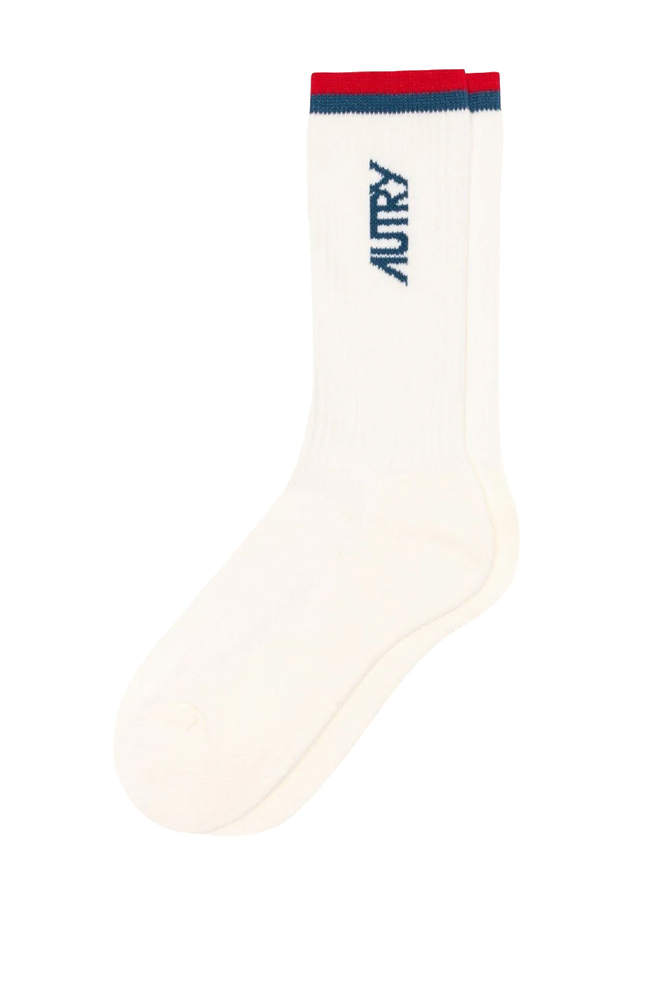 Autry Calze a righe con lettering SOPU 059S CREAM 